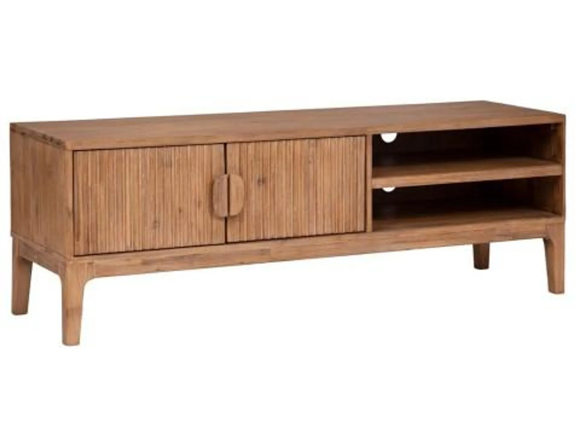 Mueble Tv 2 Puertas Saha Acacia Natural