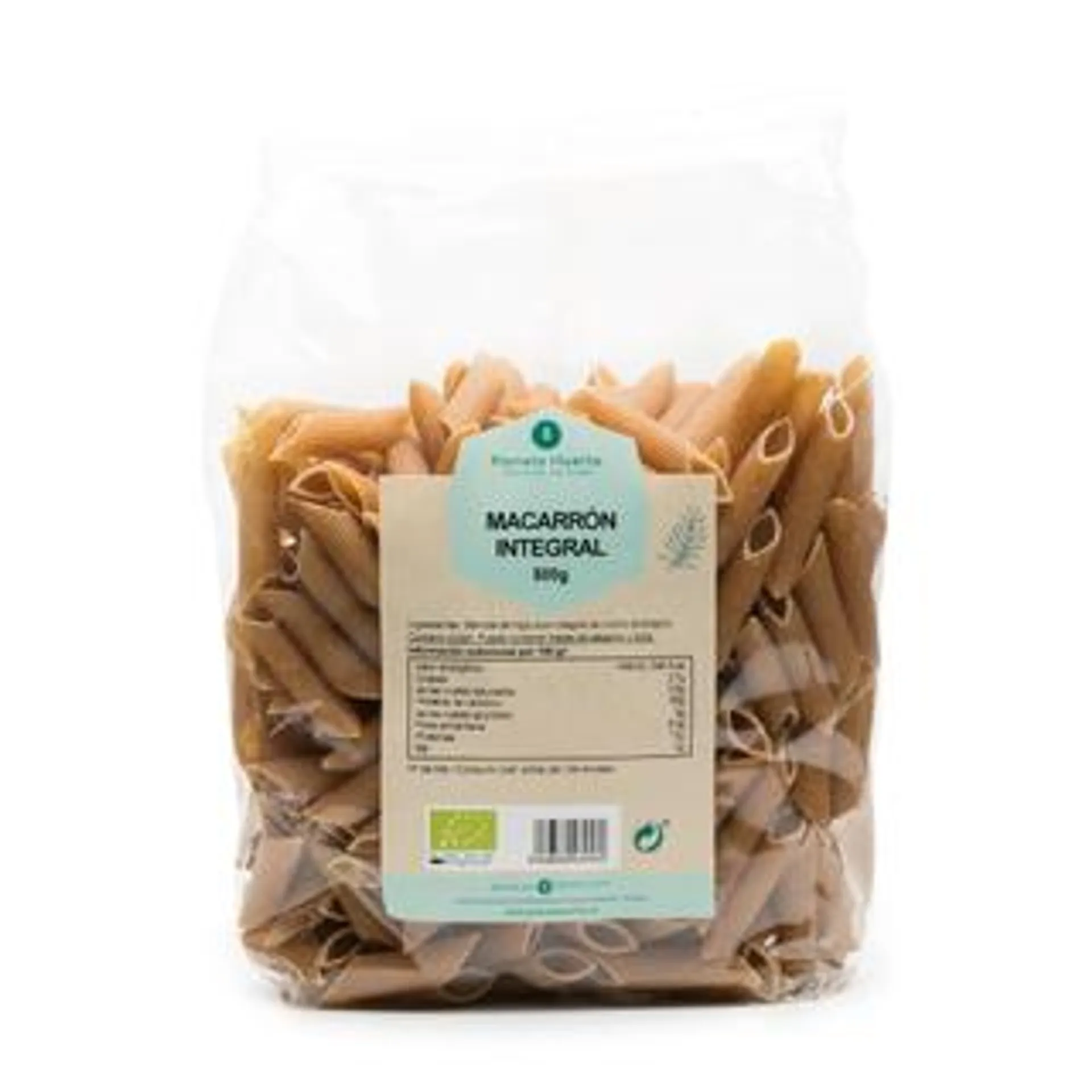 Macarrones integrales ECO Planeta Huerto 500 g