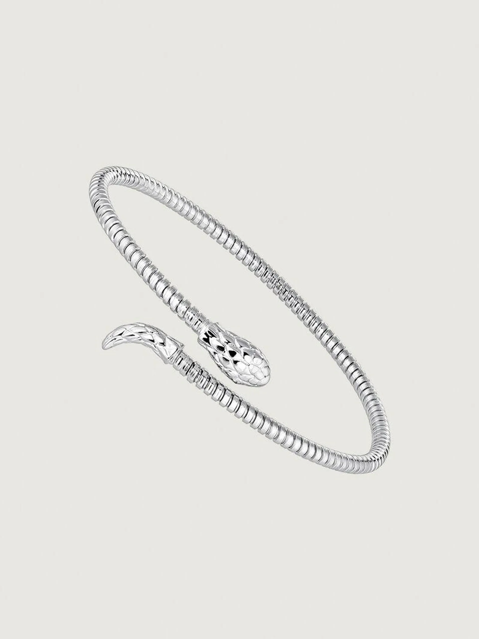 Brazalete de plata 925 con forma de serpiente