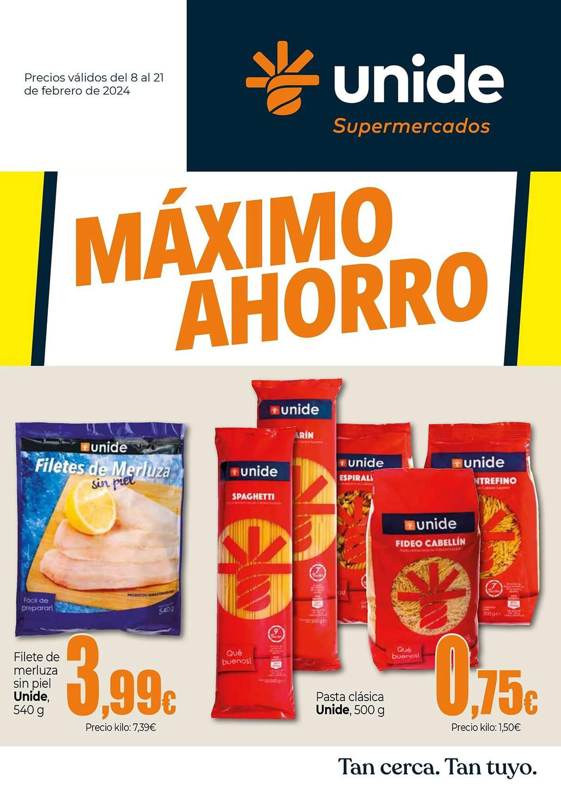 Catálogo de Folleto Unide Supermercados 8 de febrero al 21 de febrero 2024 - Página 1
