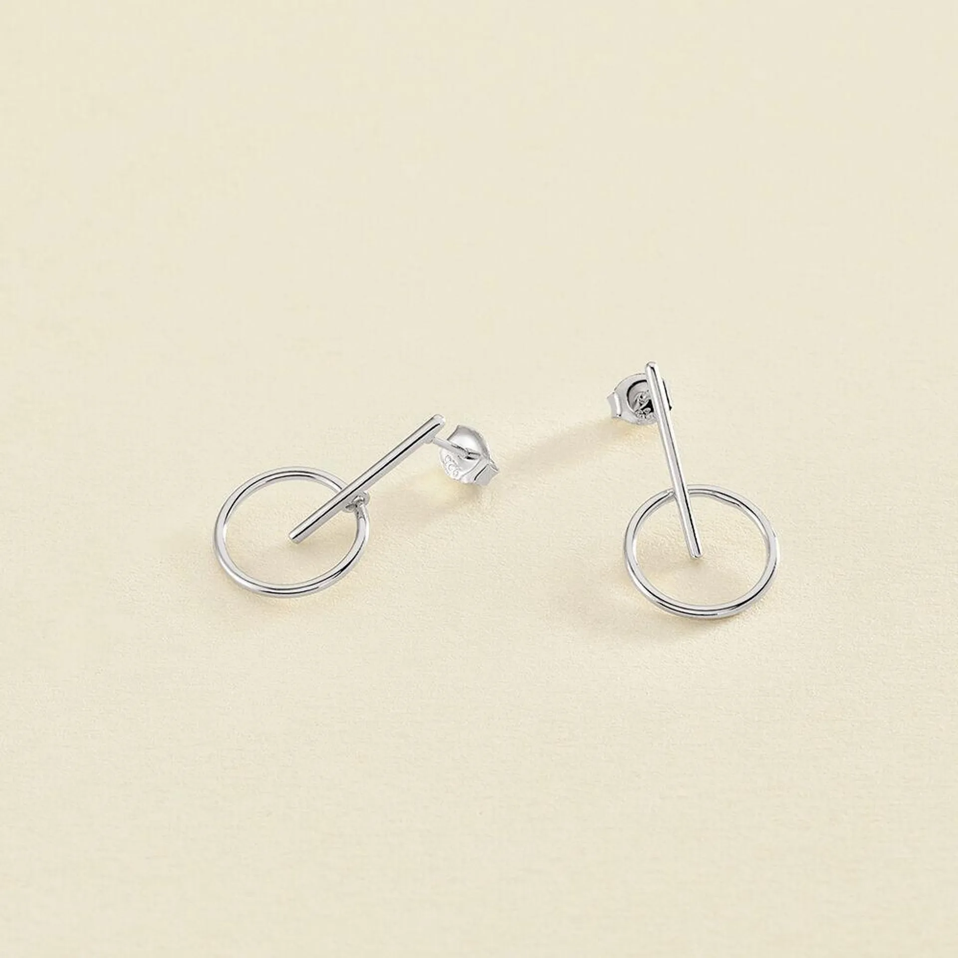 Pendientes largos PHILRING - Plata