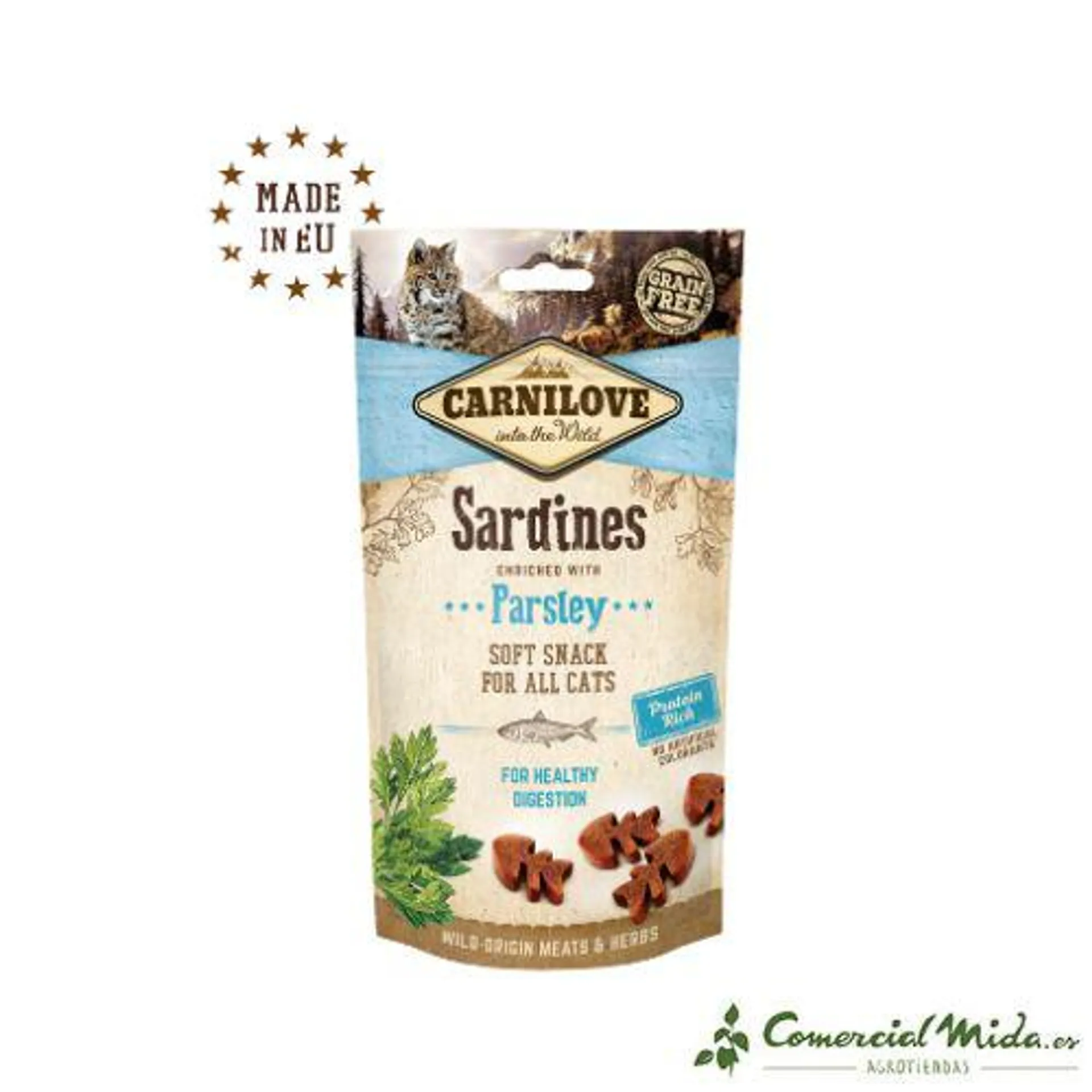Carnilove Feline Snack Sardinas y Perejil