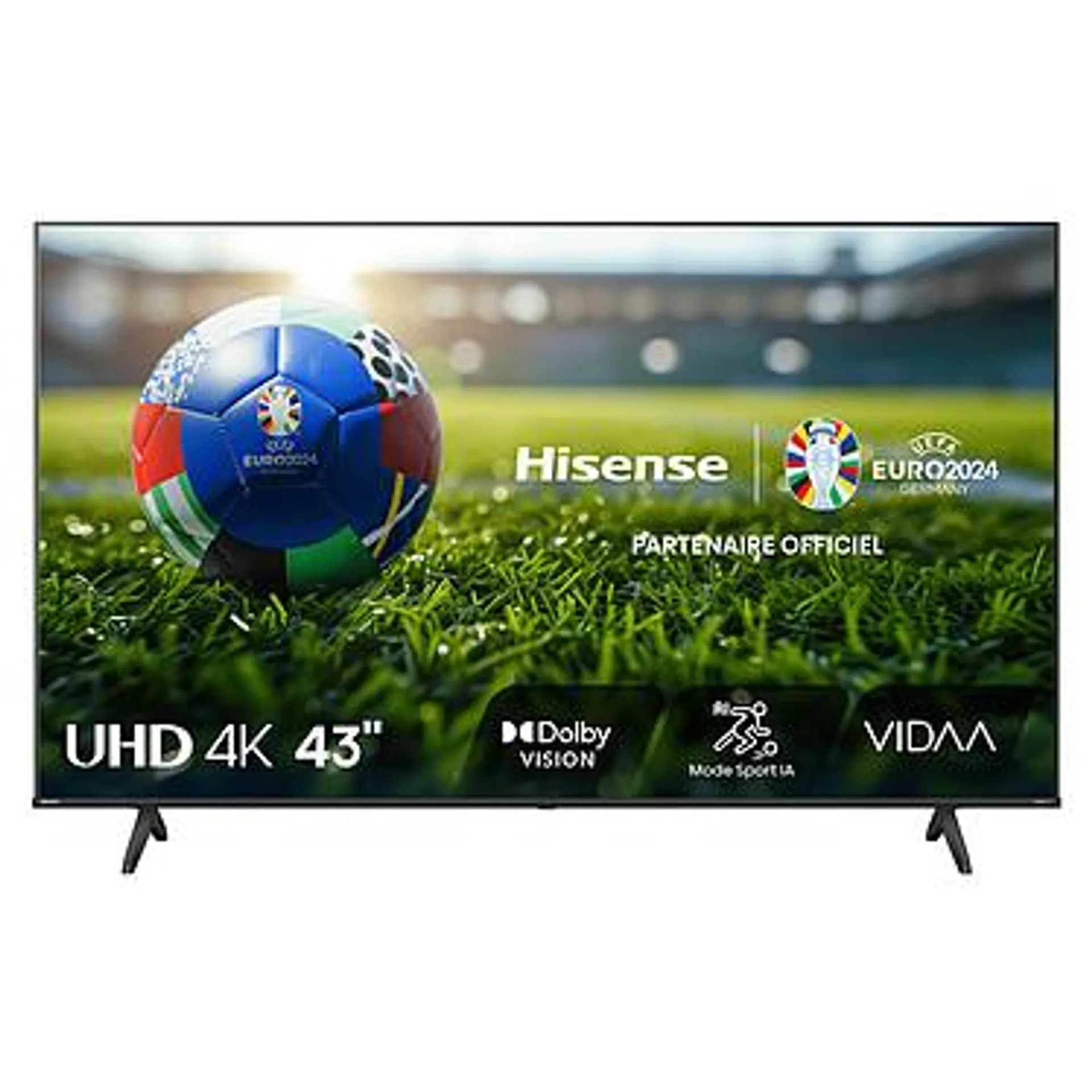 ALLTV LED 4K UHD 43" (109 cm) 16/9 - Dolby Vision/HDR10+ - Wi-Fi/Bluetooth - Alexa/Vidaa Voice - 3x HDMI 2.0 - M/VRR - Sonido 2.0 14W.