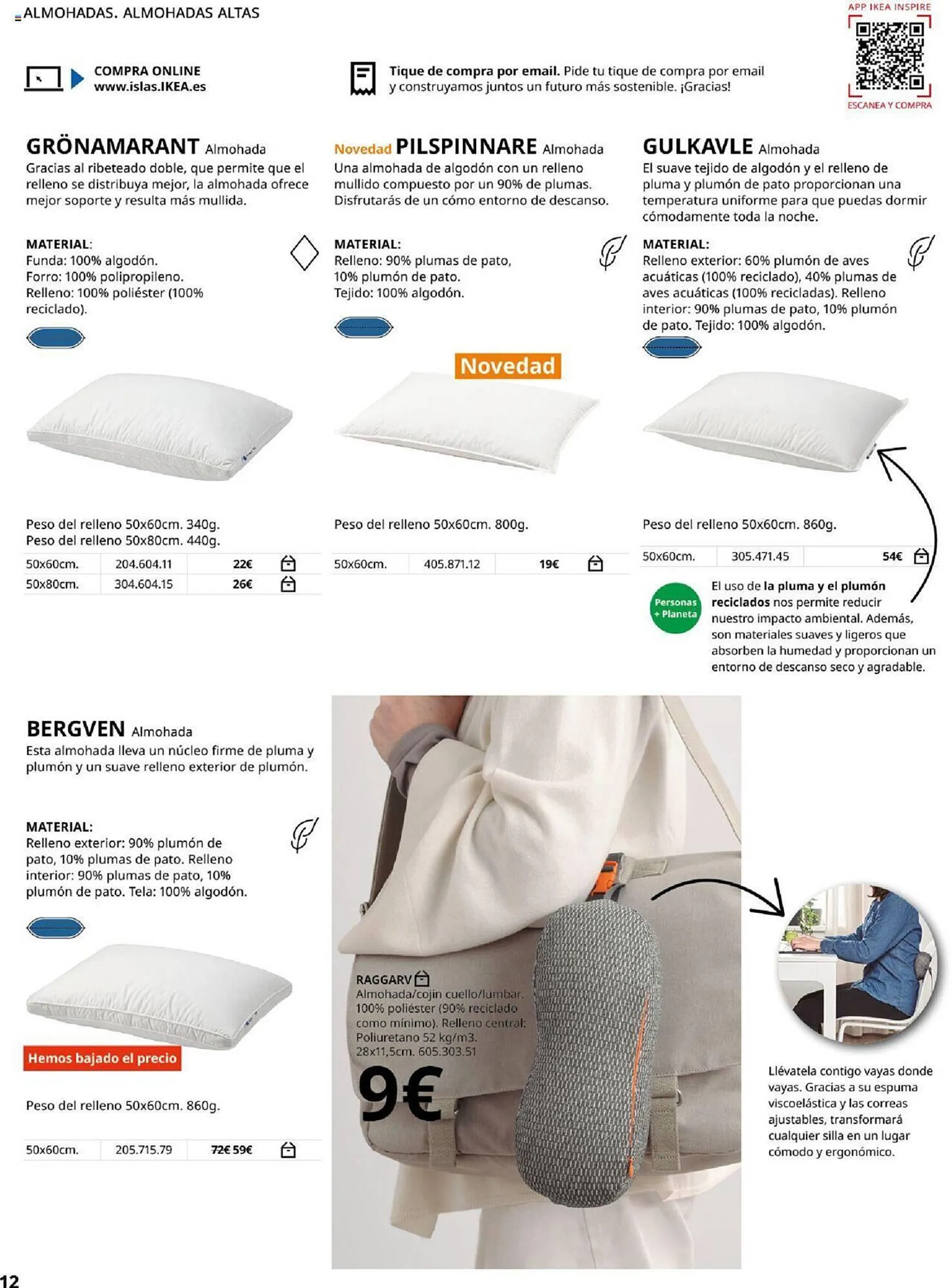 Catálogo de Folleto IKEA Ropa de cama 4 de septiembre al 31 de enero 2025 - Página 12