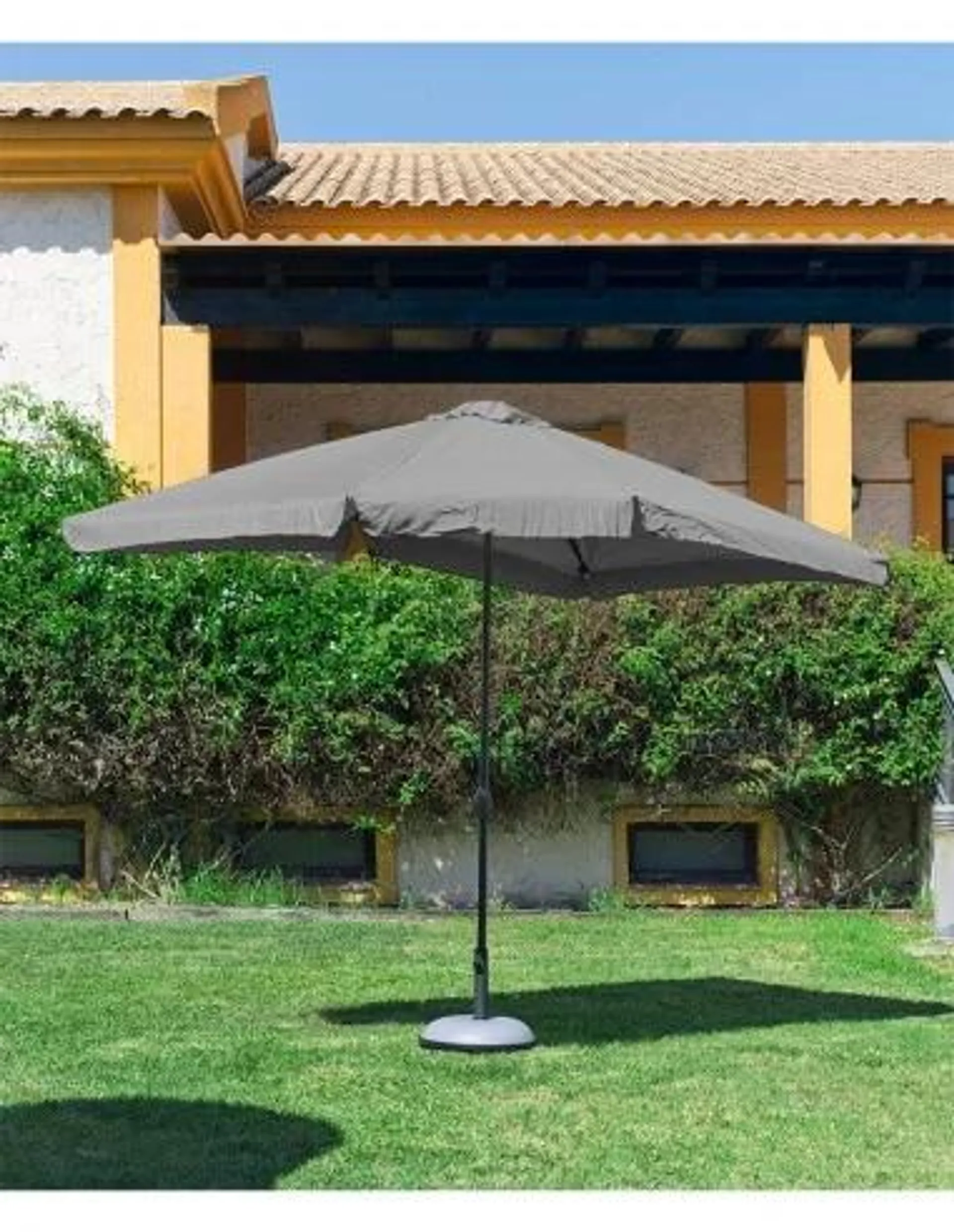 Parasol Caracas 300 Plata Hevea