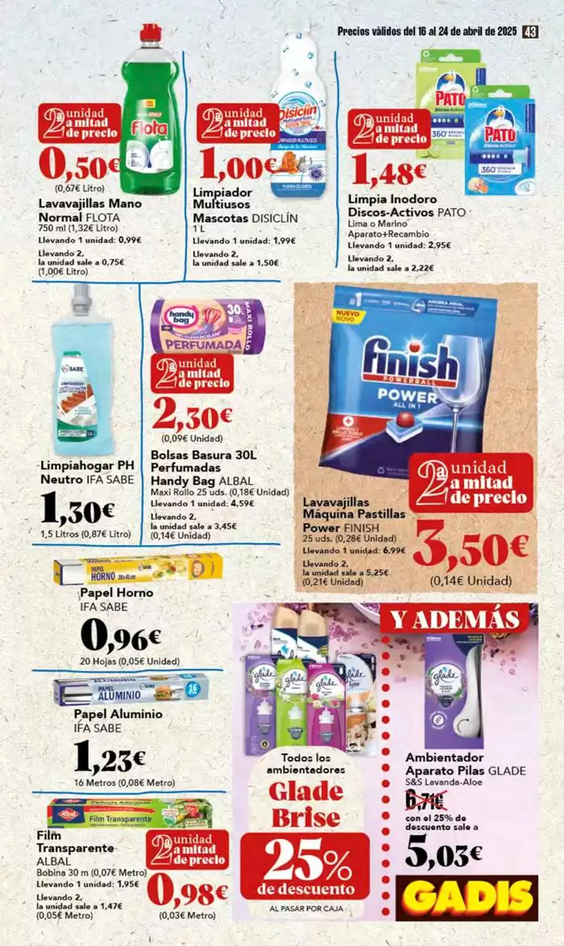 Catálogo de Precios válidos del 16 al 24 de abril 16 de abril al 24 de abril 2025 - Página 43