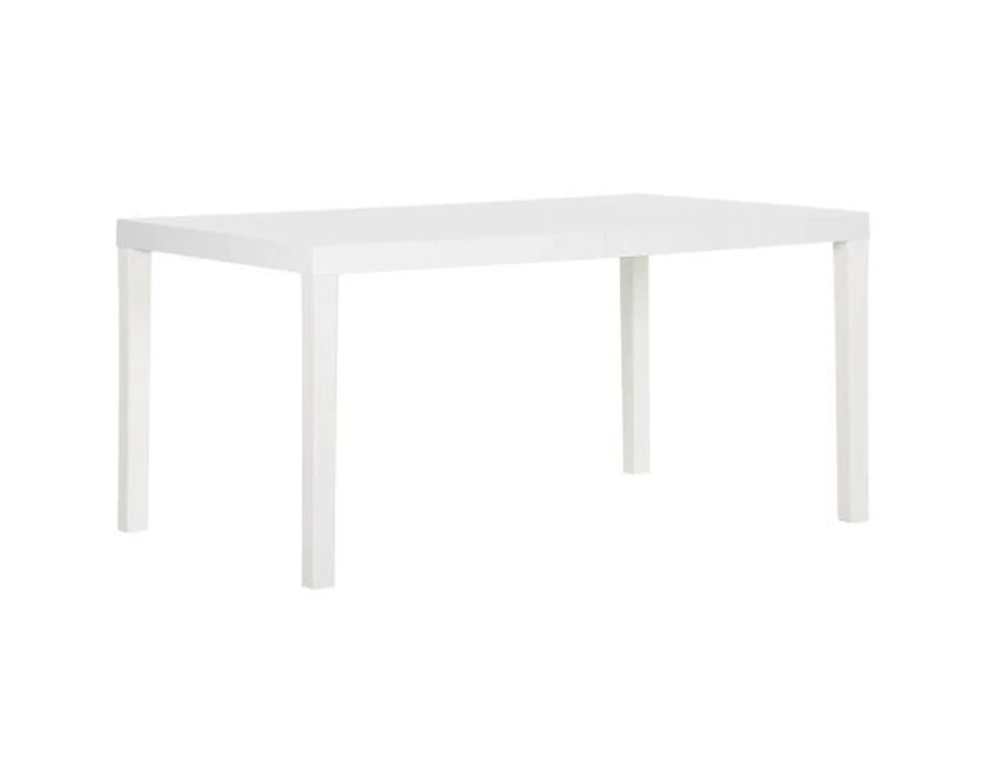 vidaXL mesa de jardín pp blanco 150x90x72 cm