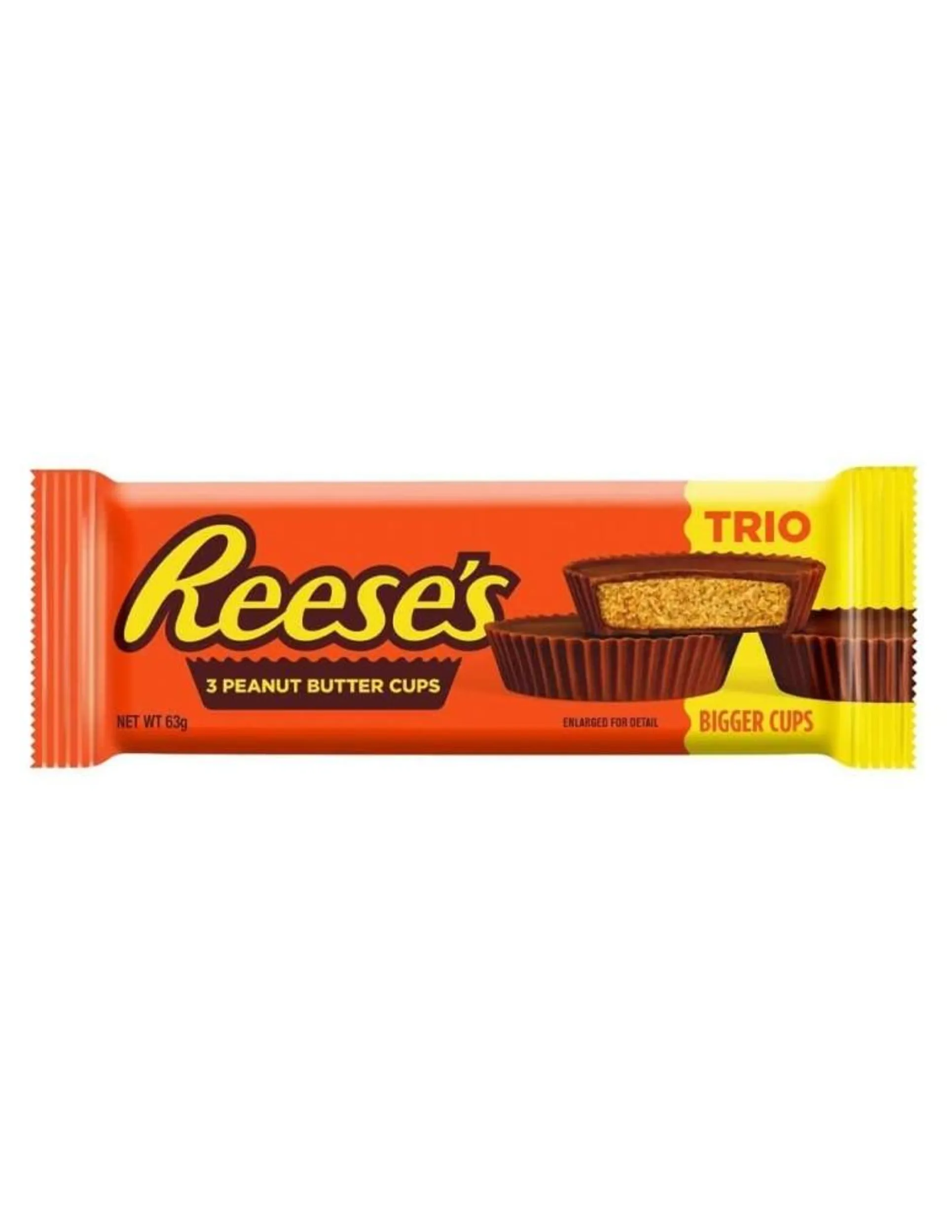 3 Peanut Butter Cups 63 gr. Reese's