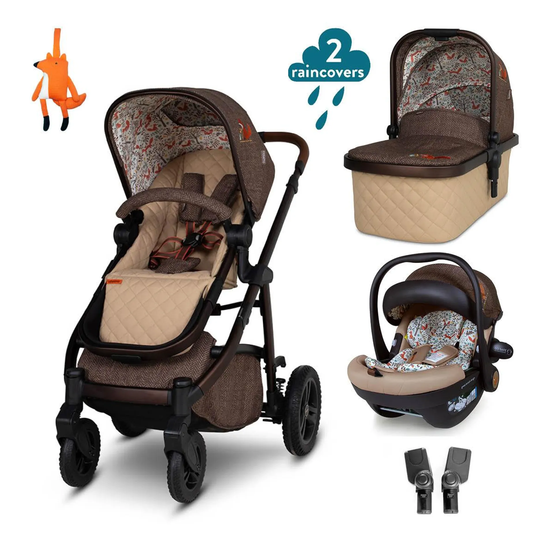 Pack Wow 3 con silla de coche - Foxford Hall