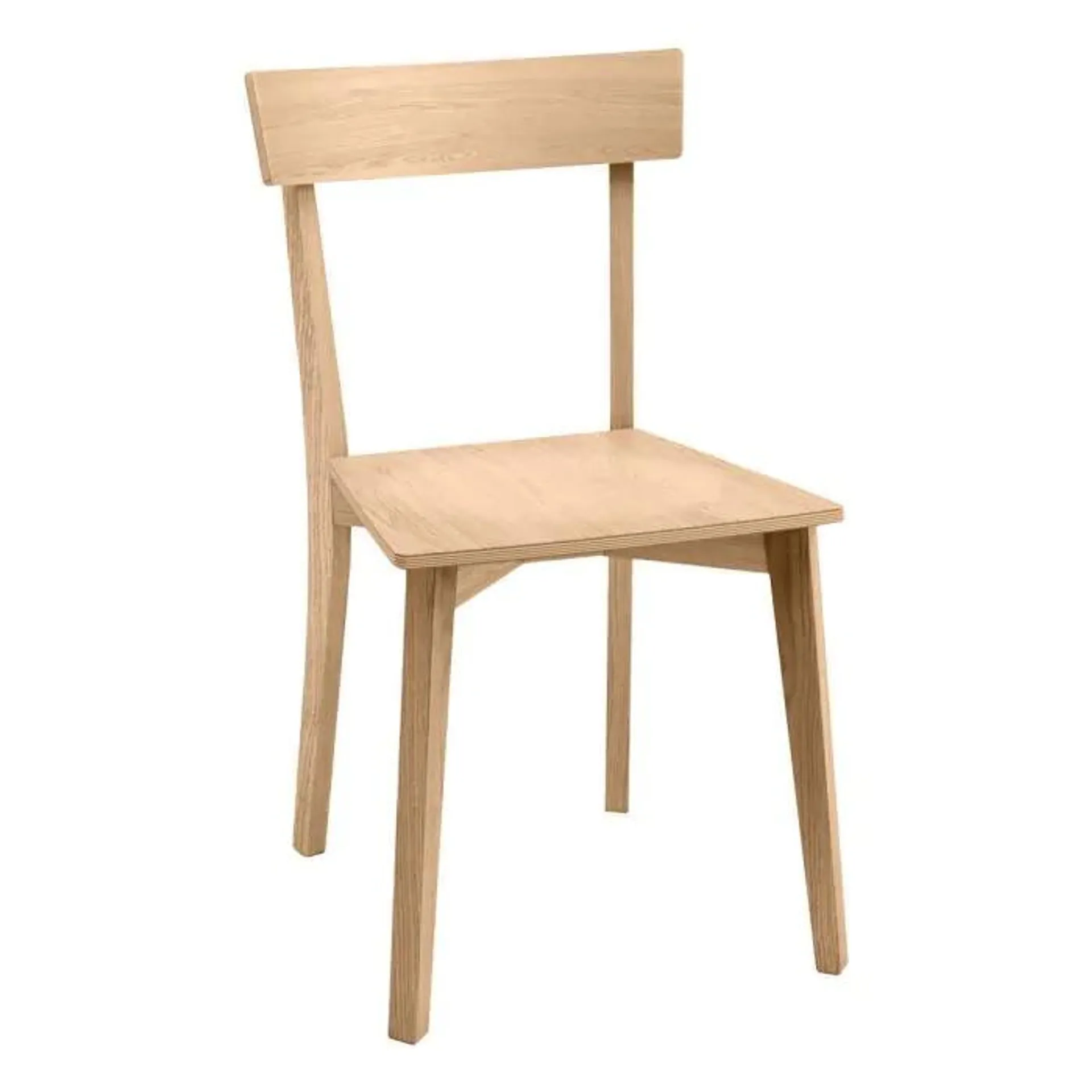 Silla de Cocina con Patas y Asiento de Madera AMALFI