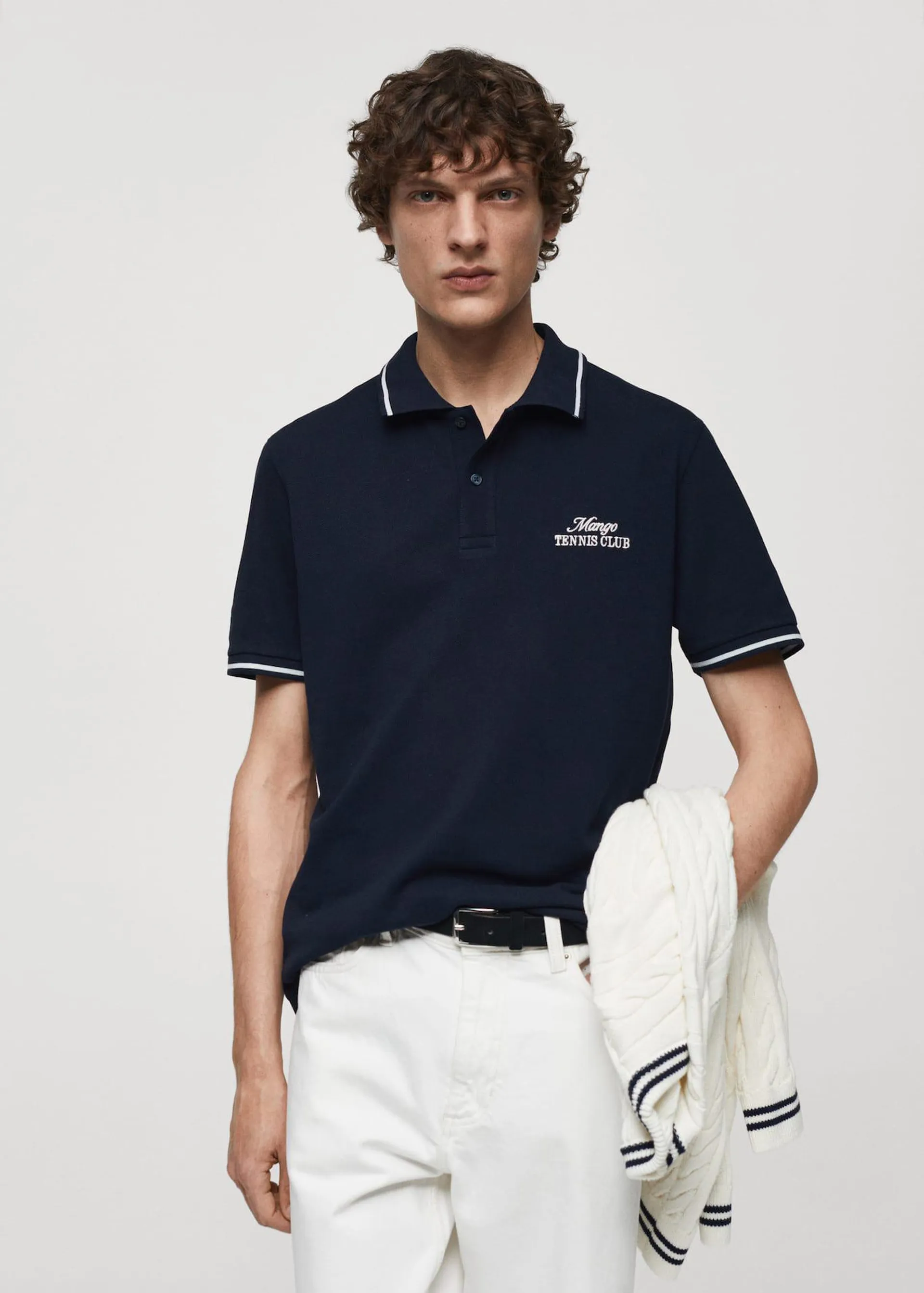 Polo 100% algodón bordado