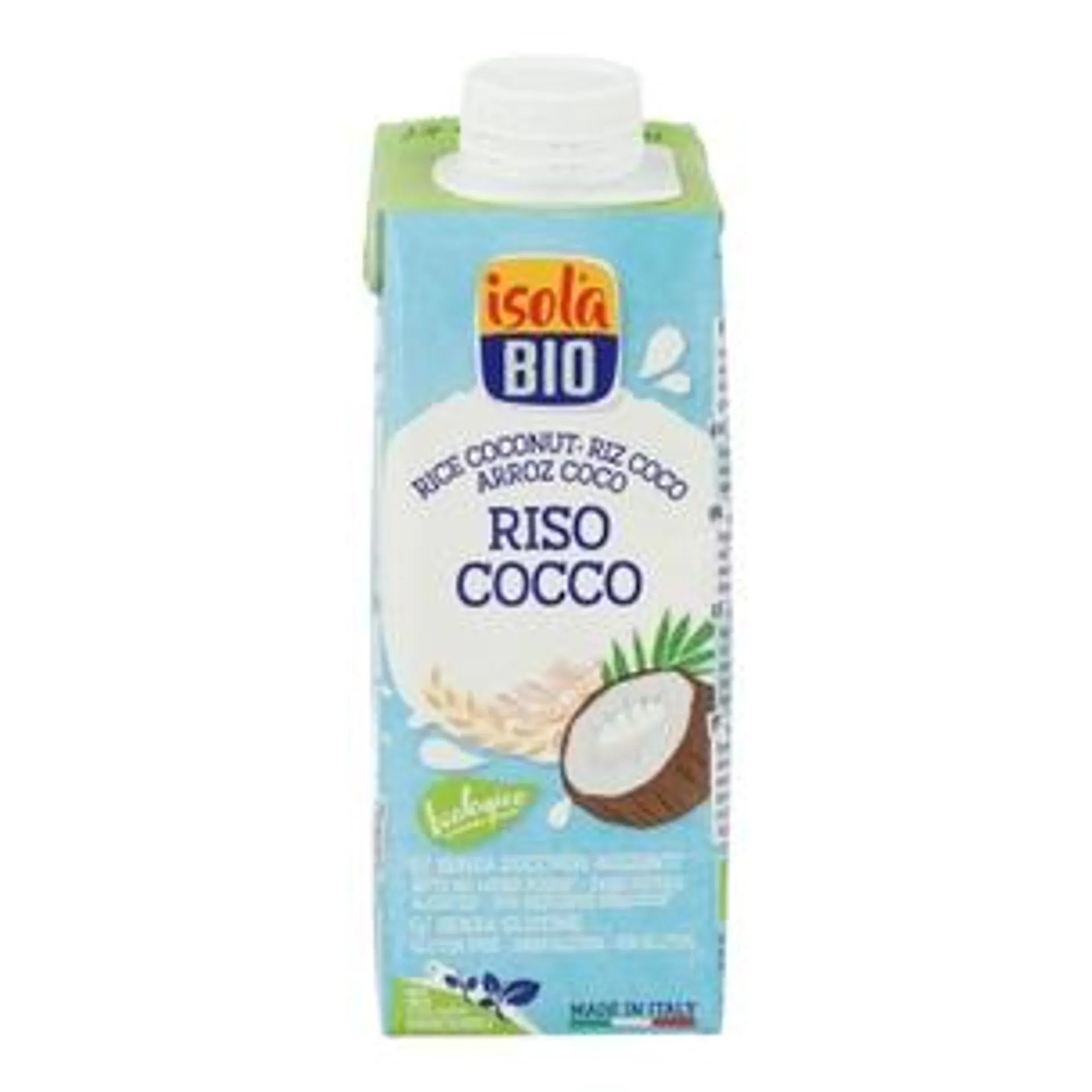 Bebida de Arroz y Coco ecológica Bio Isola BIO 250 ml