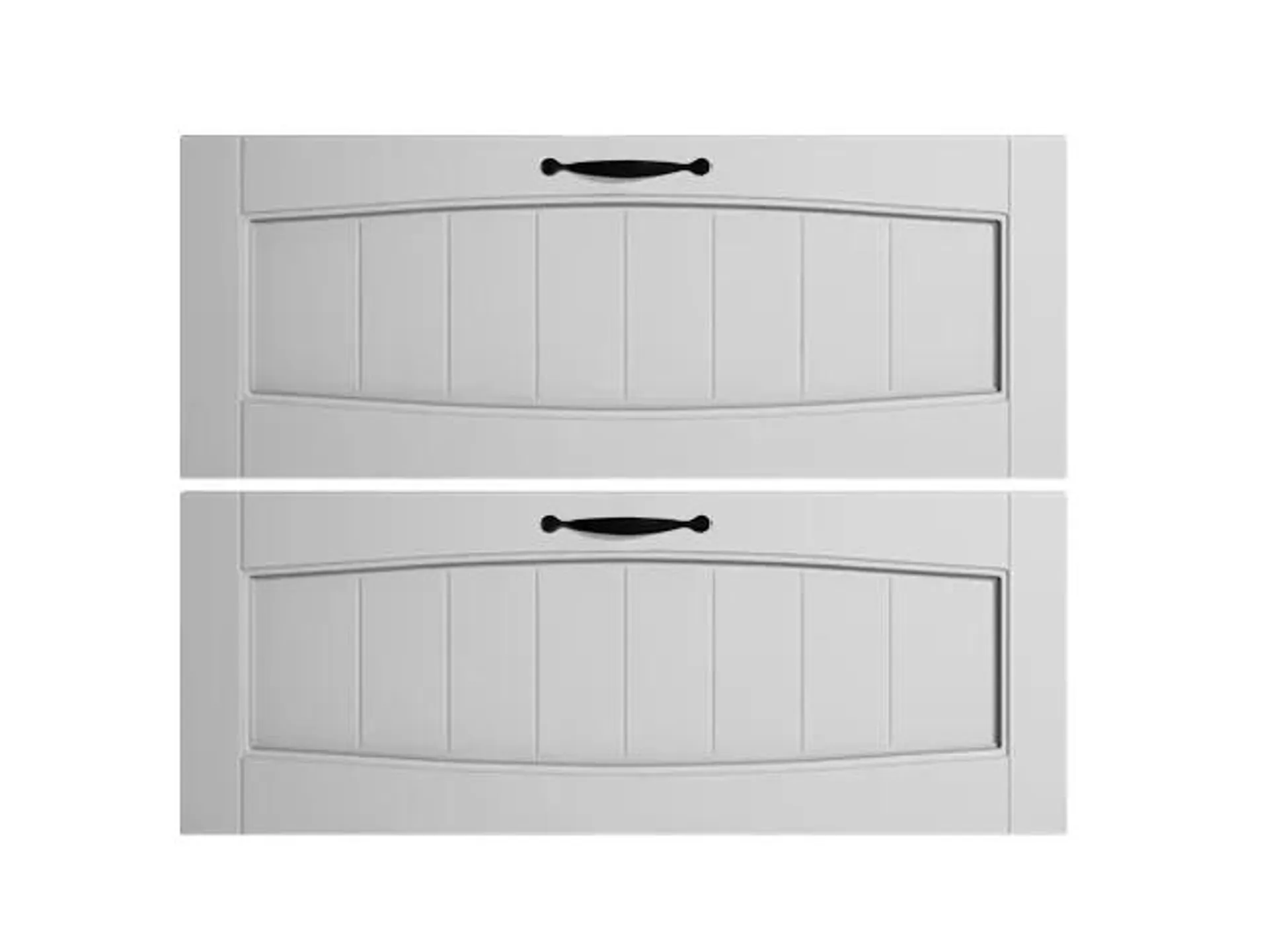Frente de cajón cocina Rustic Blanco Mate 70 x 60 cm
