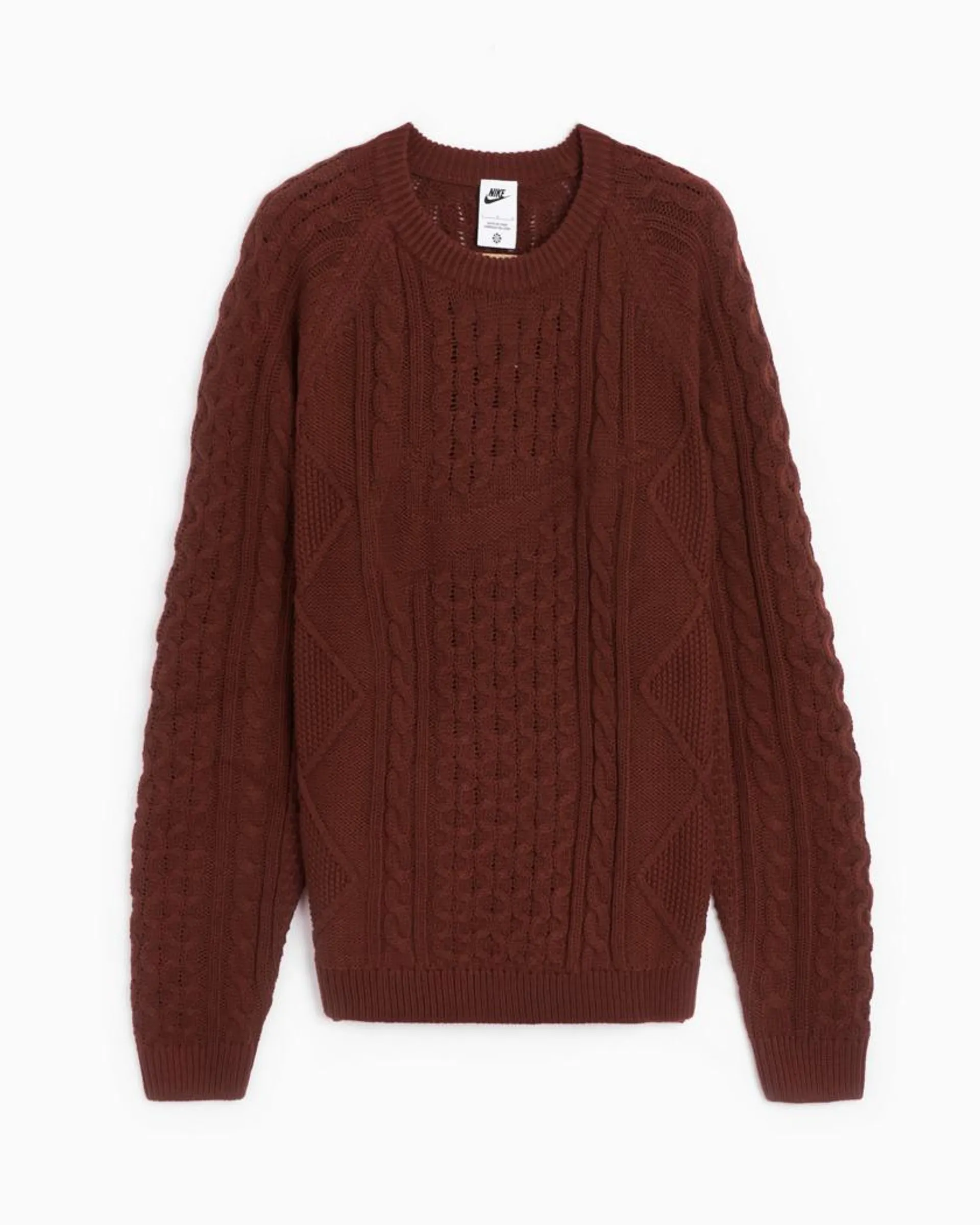 Nike Life Men's Cable Knit Sweater