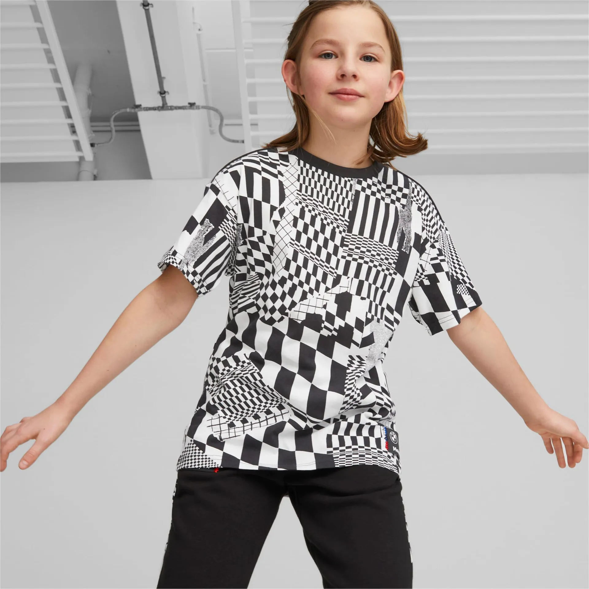 Camiseta estampada BMW M Motorsport para jóvenes