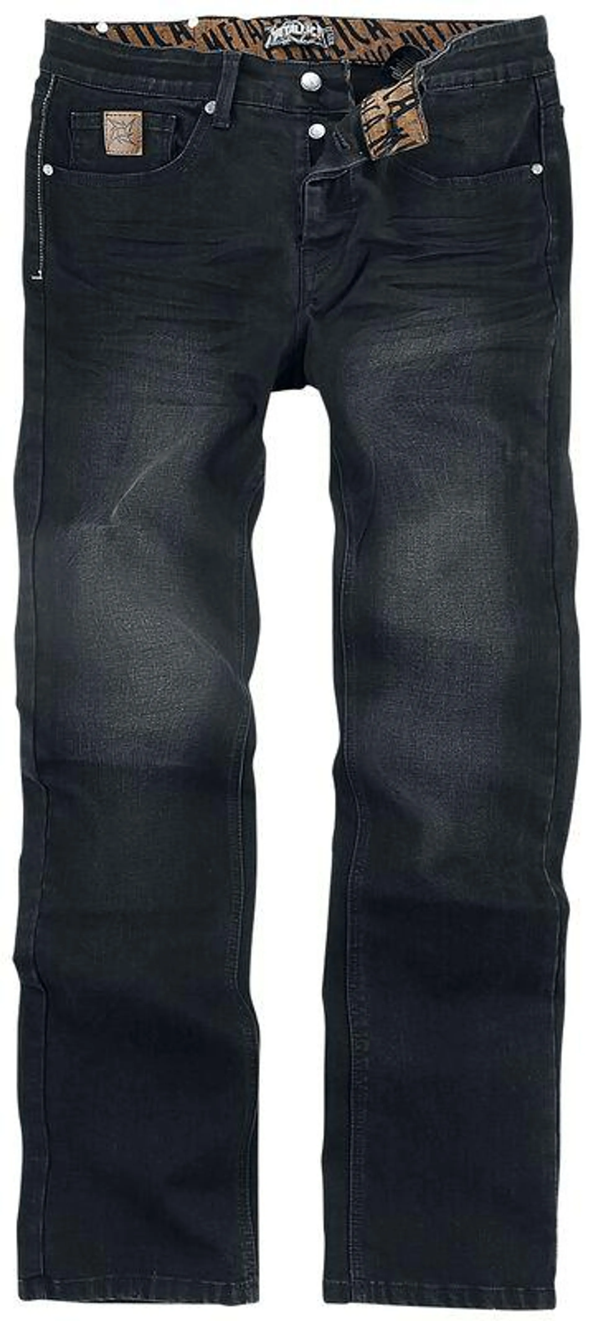 "EMP Signature Collection" Jeans schwarz von Metallica