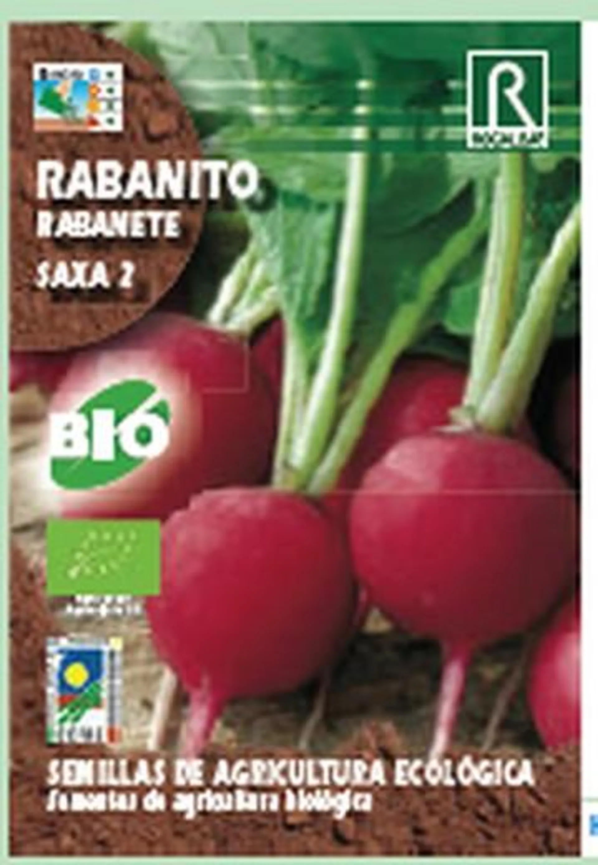 Rabanito redondo rojo ECOLÃ“GICO