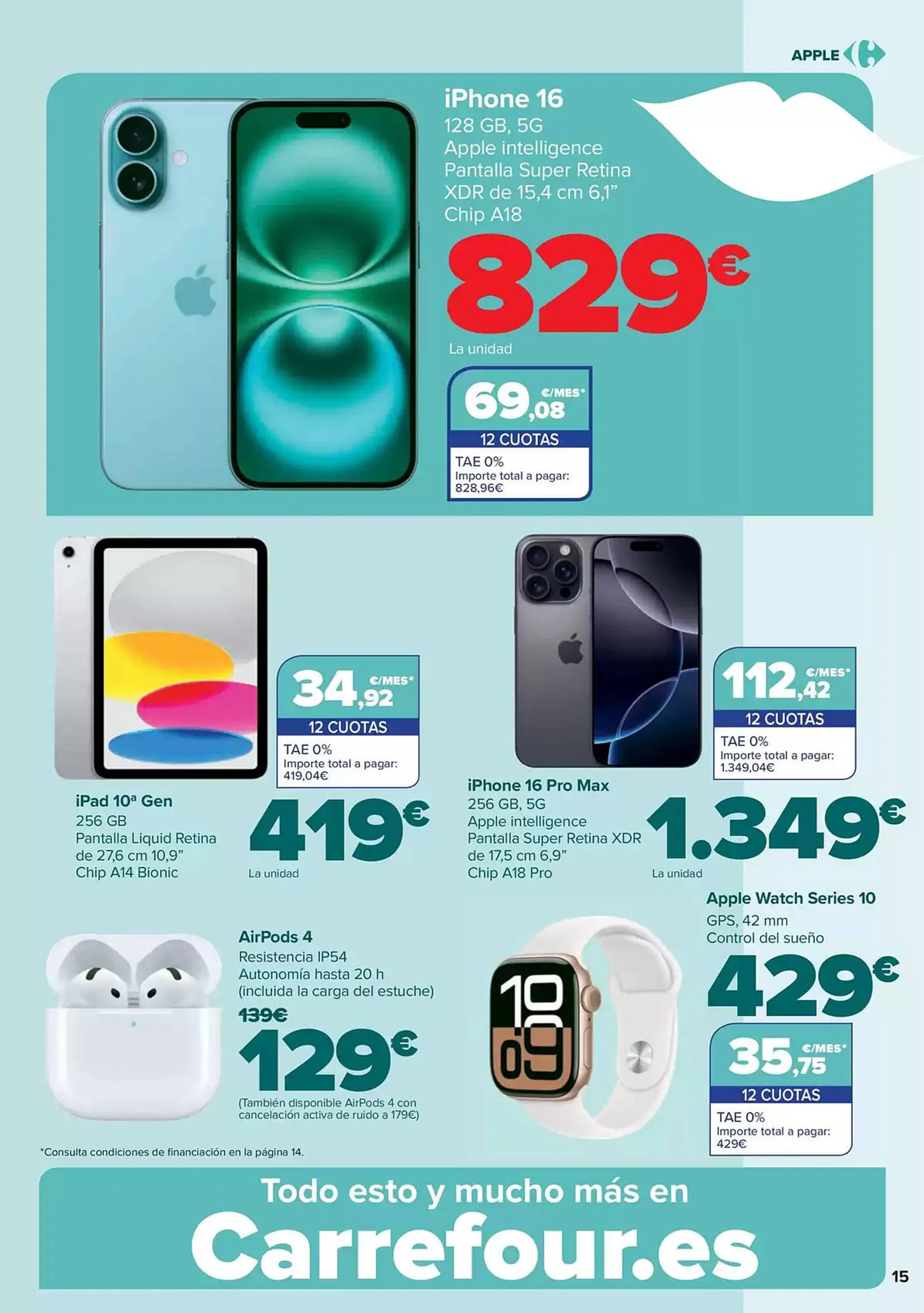 Catálogo de Folleto Carrefour 25 de abril al 4 de mayo 2025 - Página 15