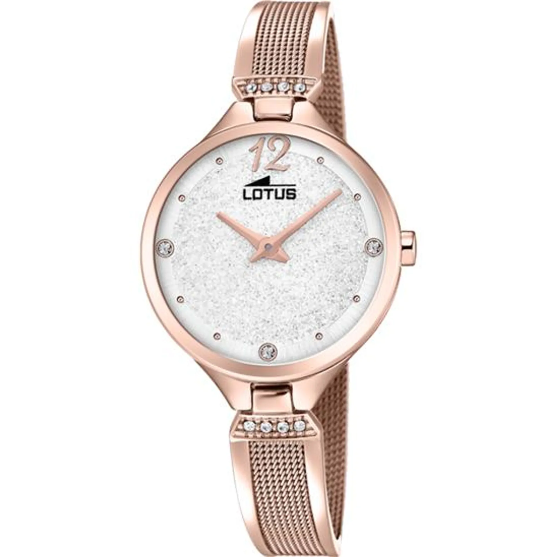 RELOJ LOTUS 18606/1 PLATEADO CORREA DE ACERO INOXIDABLE 316L, MUJER