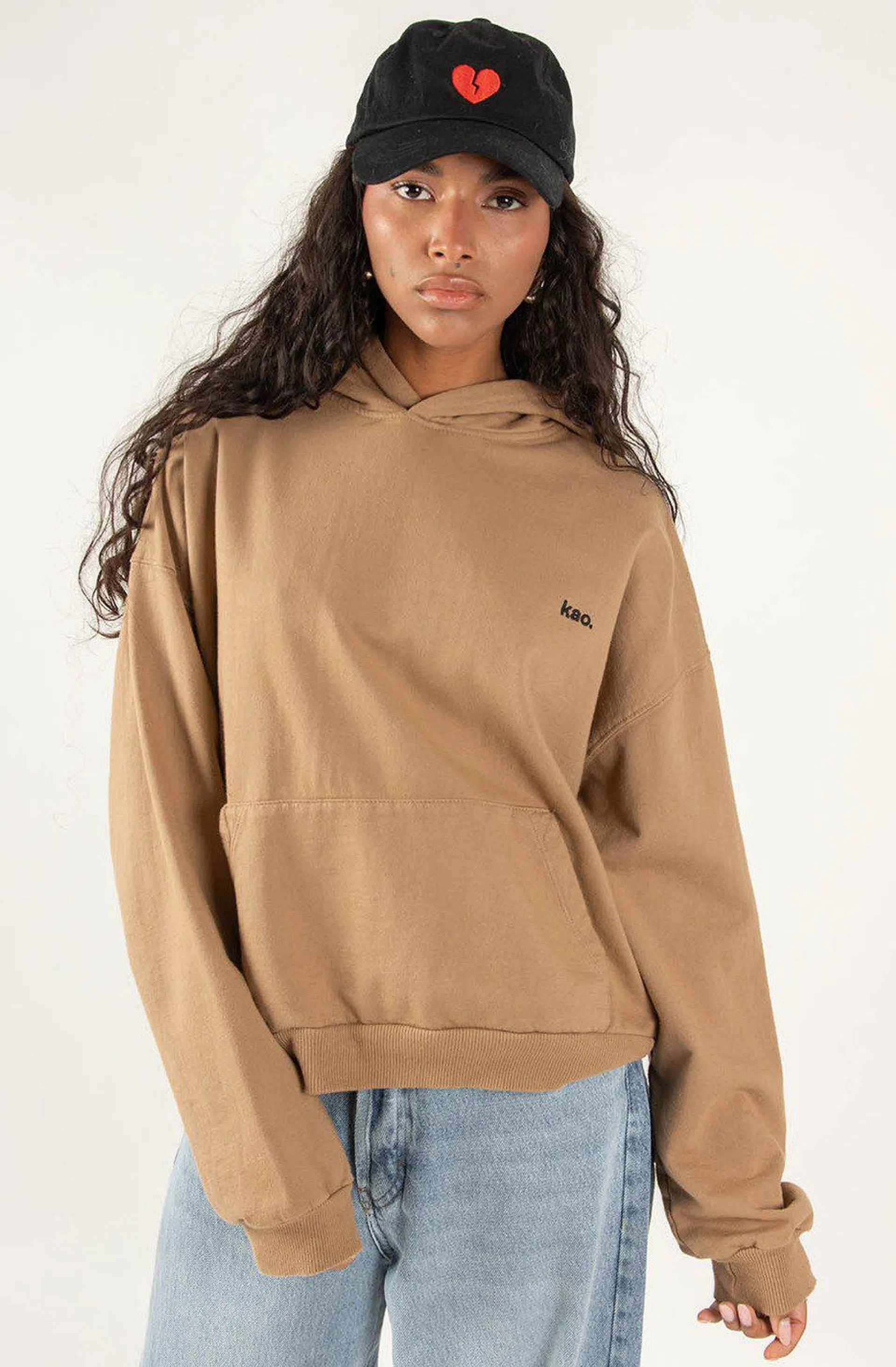 Sudadera Washed Fabien Hazelnut