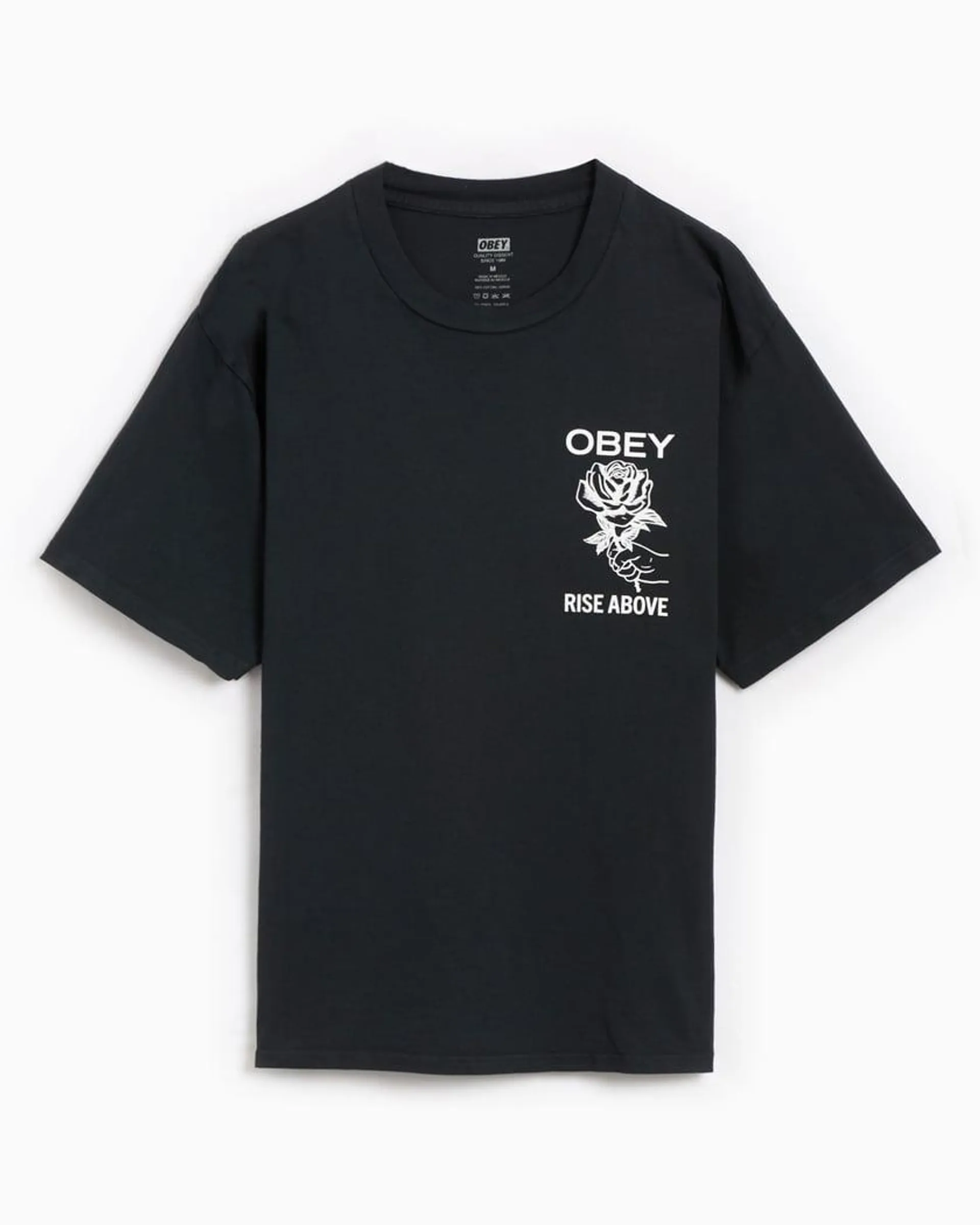 OBEY Clothing Rise Above Rose Men's T-Shirt