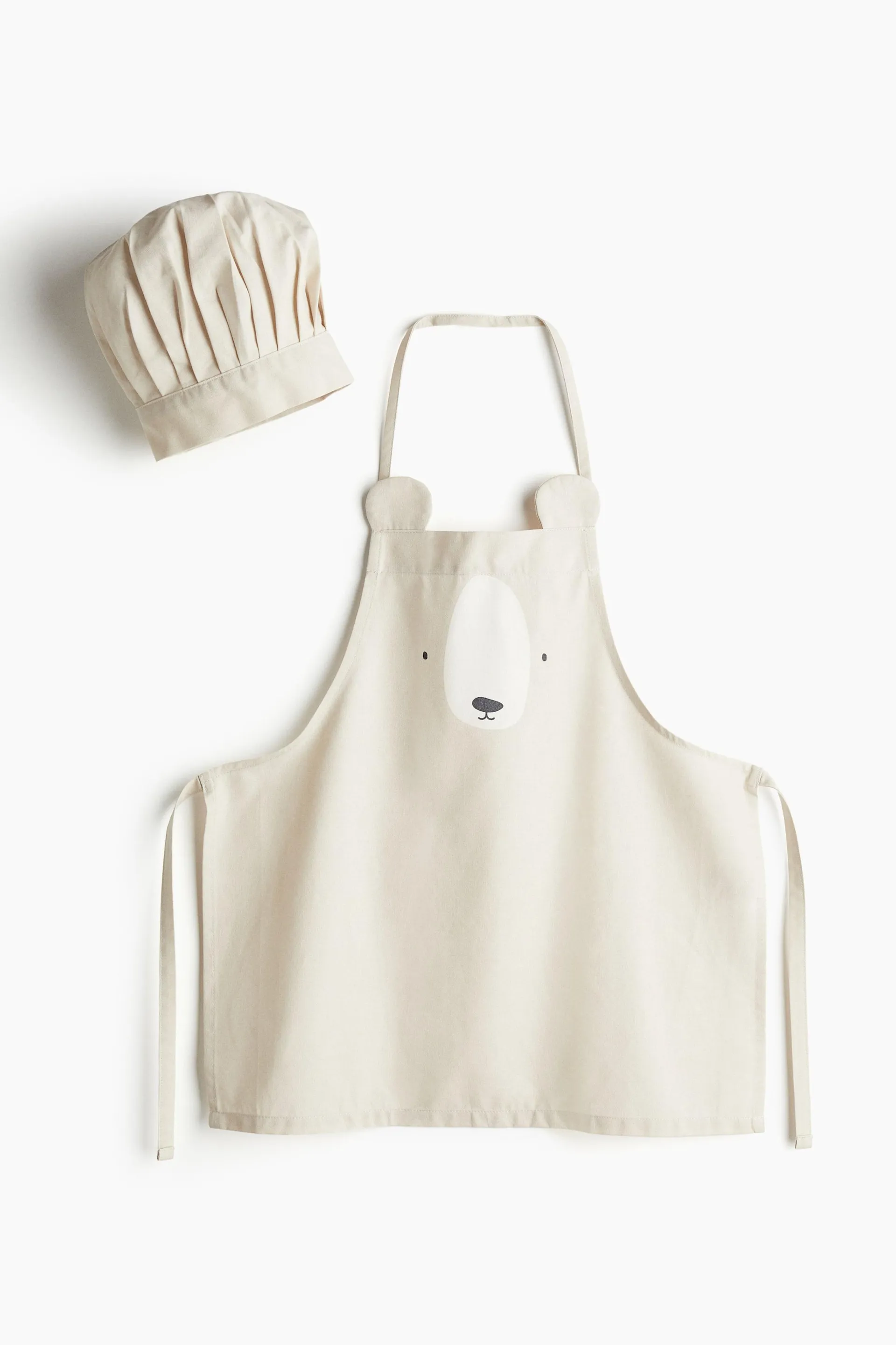 Delantal y gorro de chef infantiles