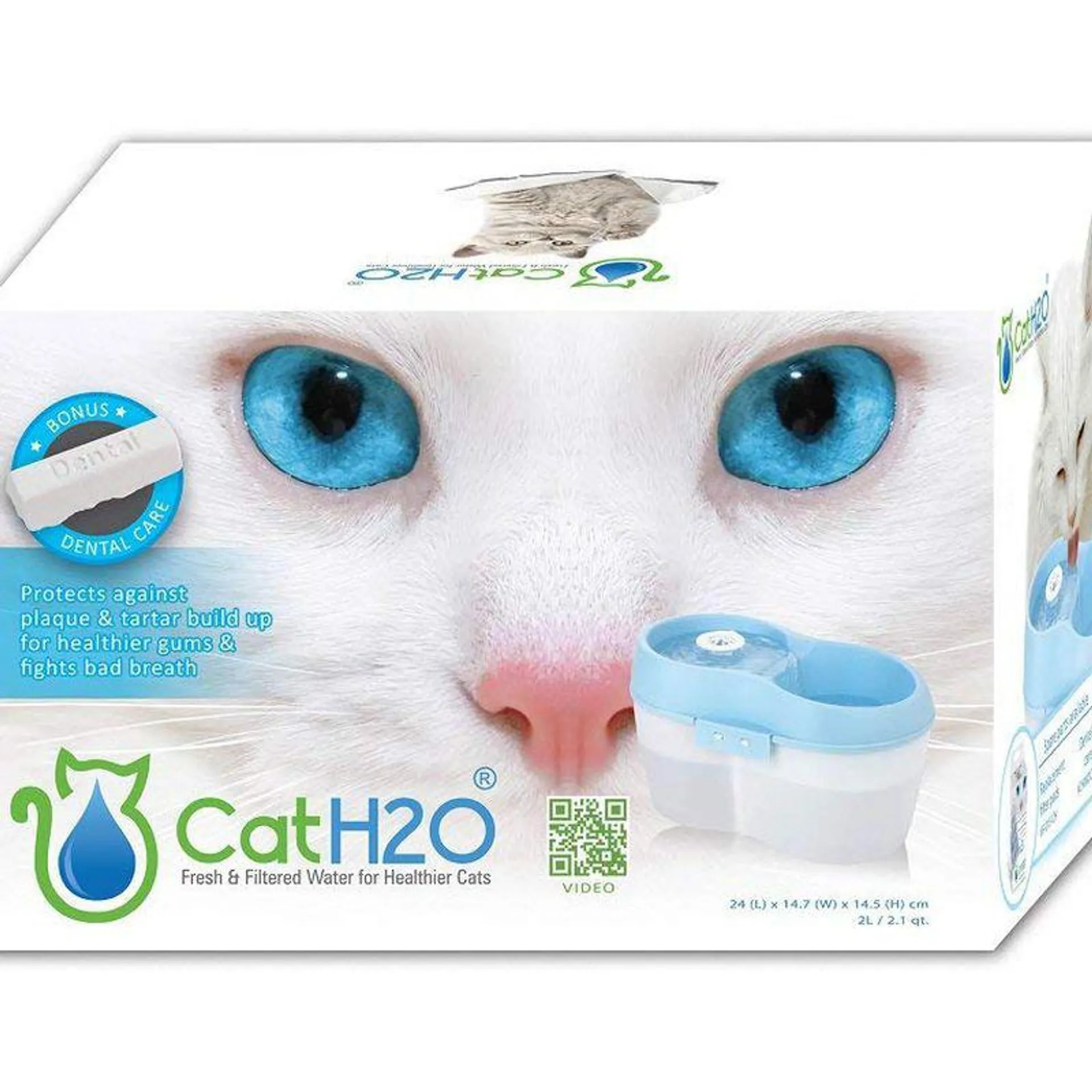 Fuente Cat H2O 2 litros de Pienso Express