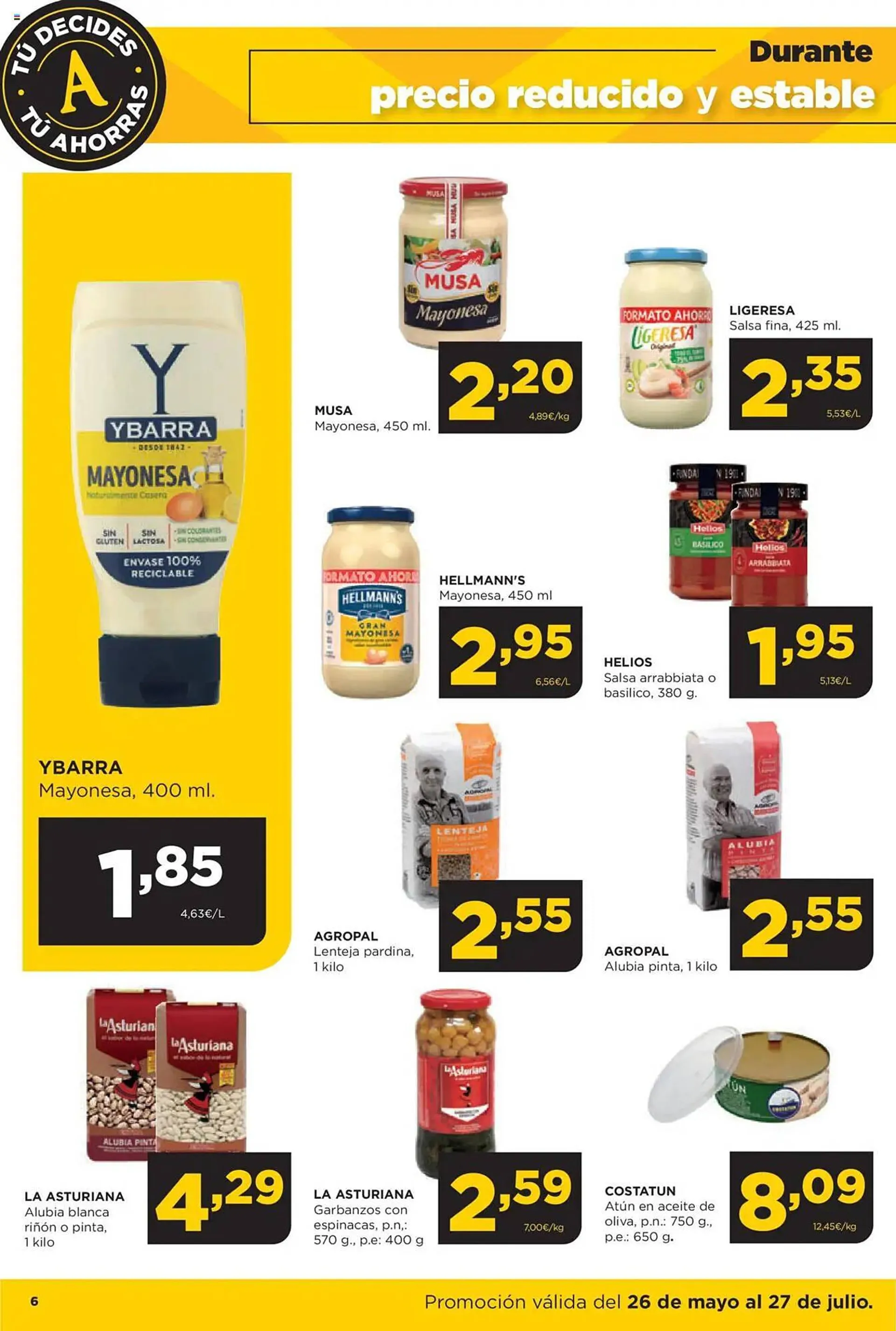 Catálogo de Folleto Alimerka 26 de mayo al 27 de julio 2025 - Página 6