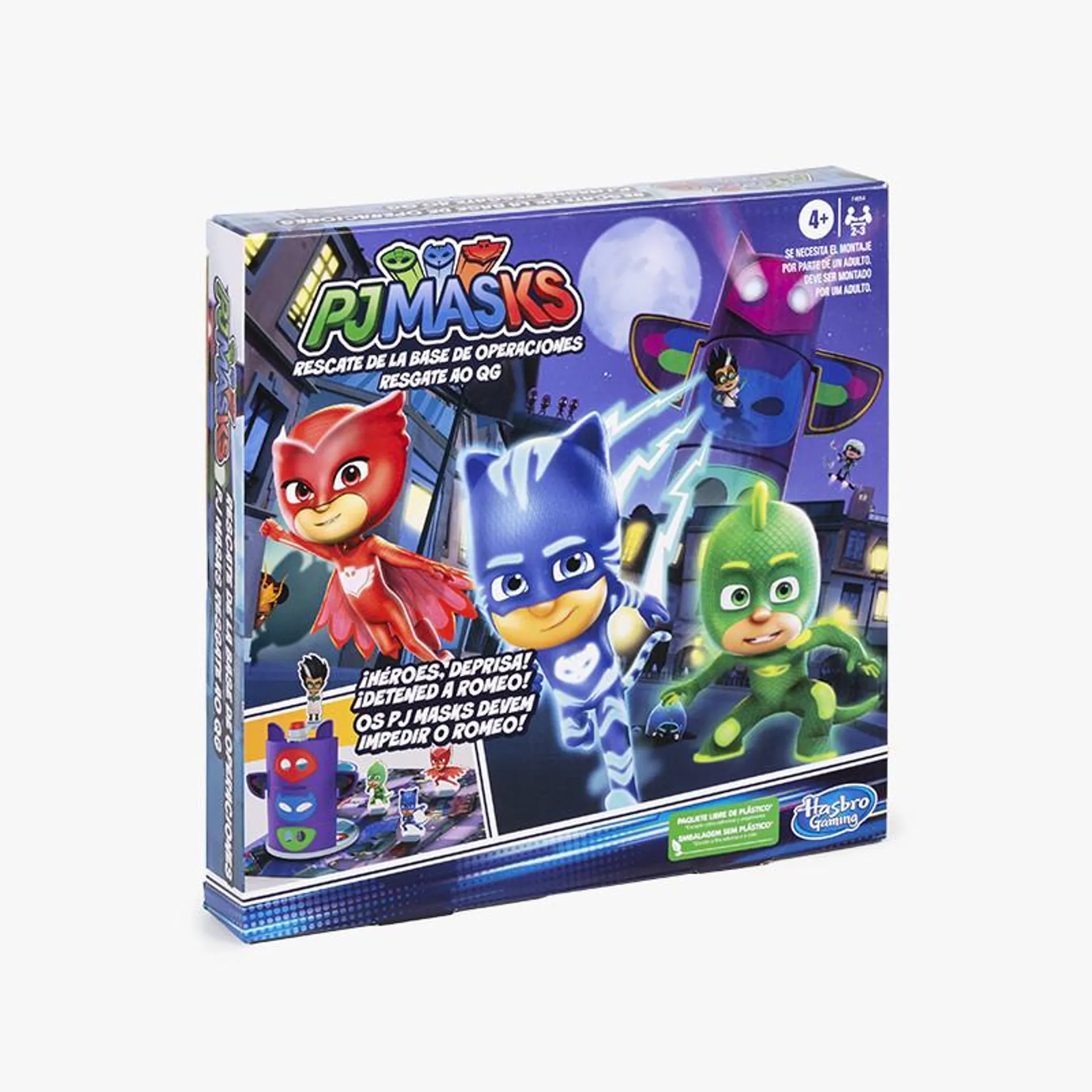 JUEGO DE MESA PJ MASKS RESCATE DE LA BASE DE OPERACIONES