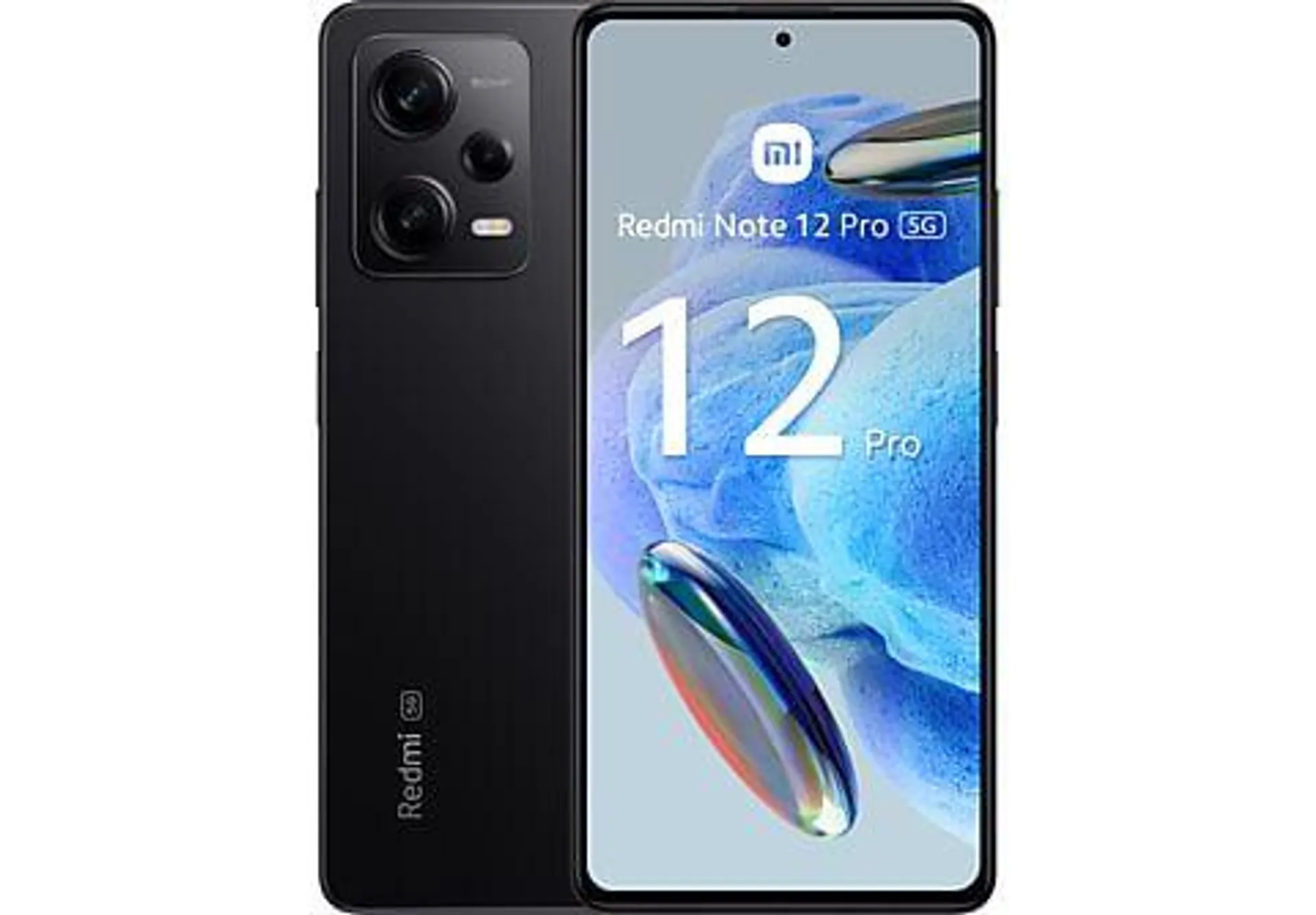 Móvil - Xiaomi Redmi Note 12 Pro 5G, Negro, 256 GB, 8 GB RAM, 6.67" AMOLED FHD+ 120Hz, MediaTek Dimensity 1080 2,6 Ghz, 5000 mAh, Android