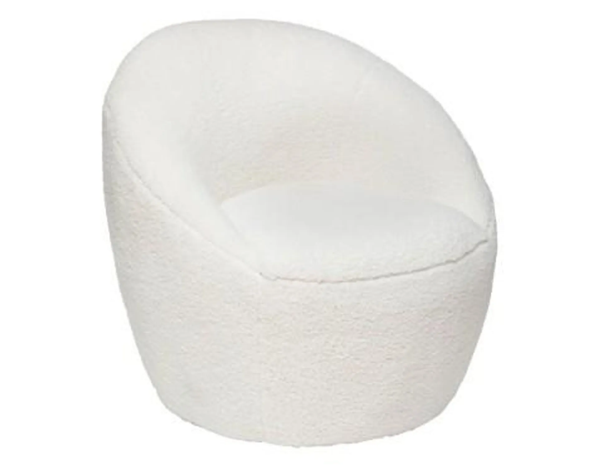 Sillón De Rizo Nala Blanco