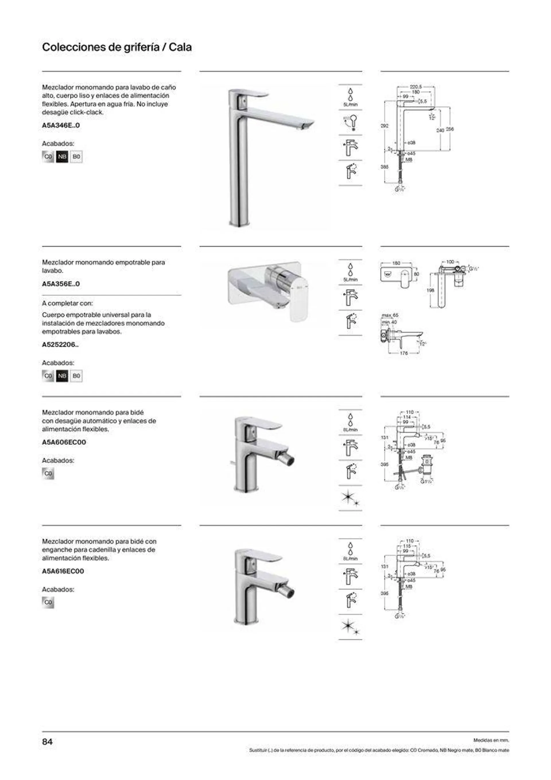 Catálogo de Grifería 19 de septiembre al 31 de diciembre 2024 - Página 86