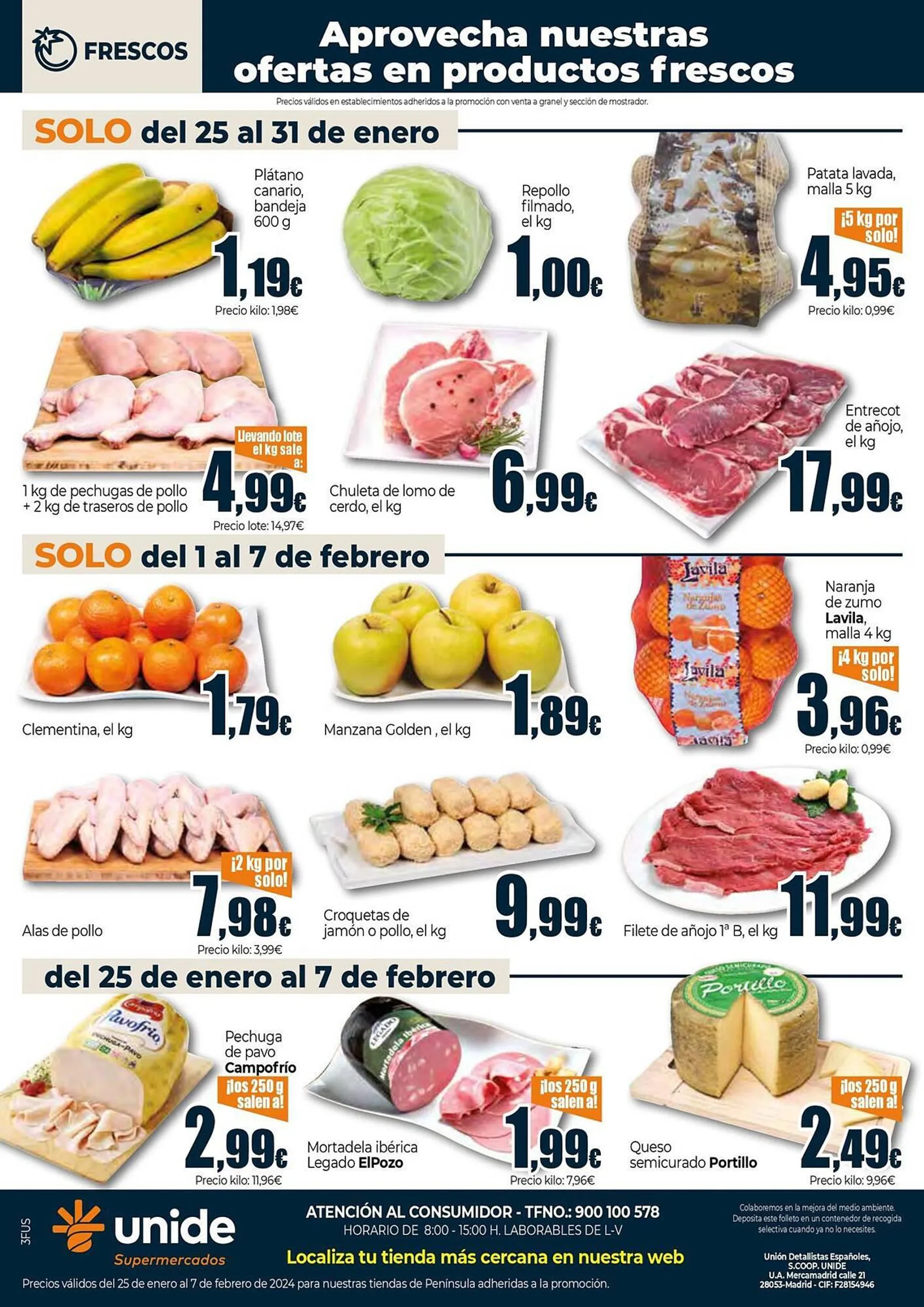 Catálogo de Folleto Unide Supermercados 25 de enero al 7 de febrero 2024 - Página 4