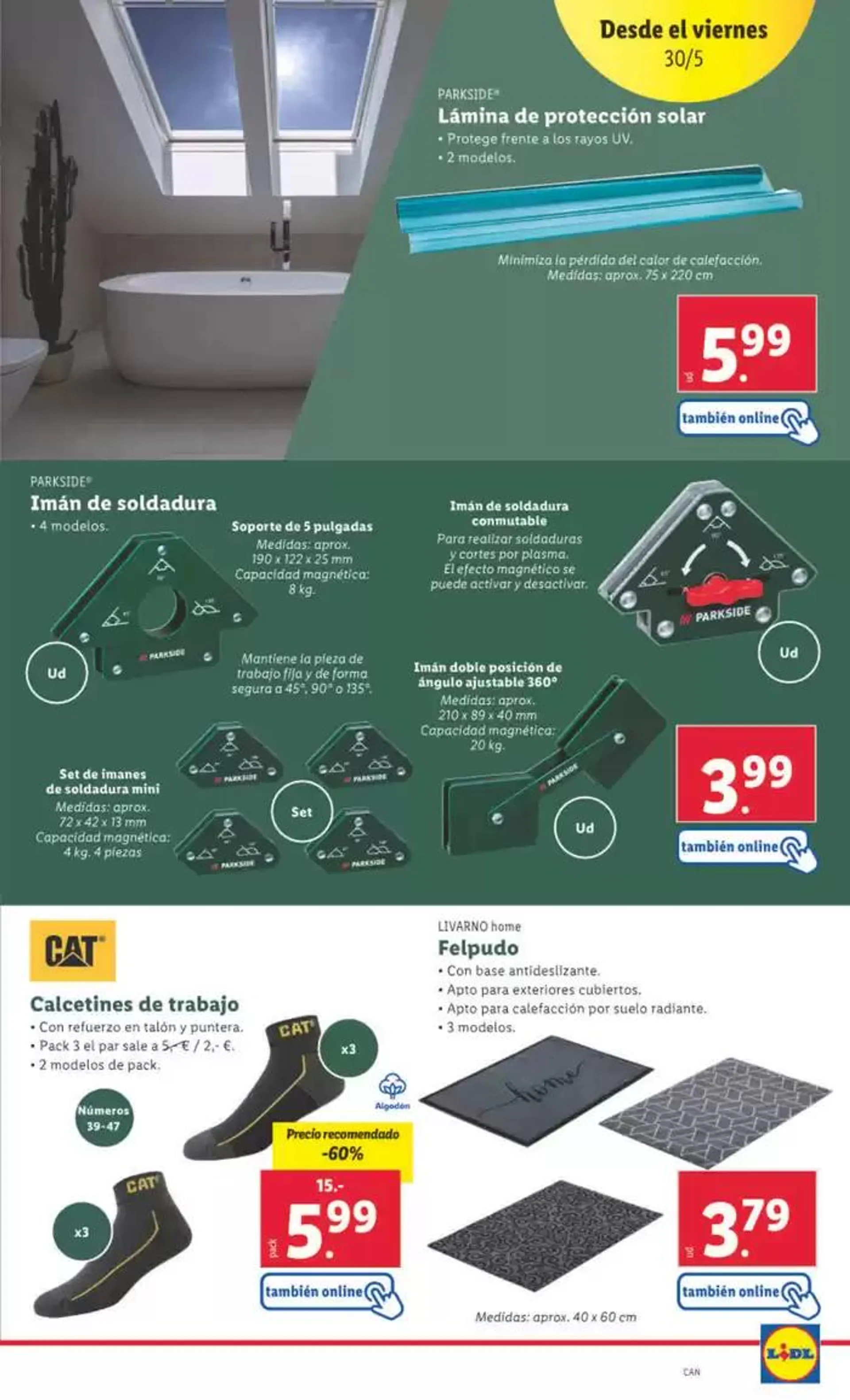 Catálogo de ¡Bazar Lidl! Ofertas válidas 26/05 al 01/06 26 de mayo al 1 de junio 2025 - Página 23