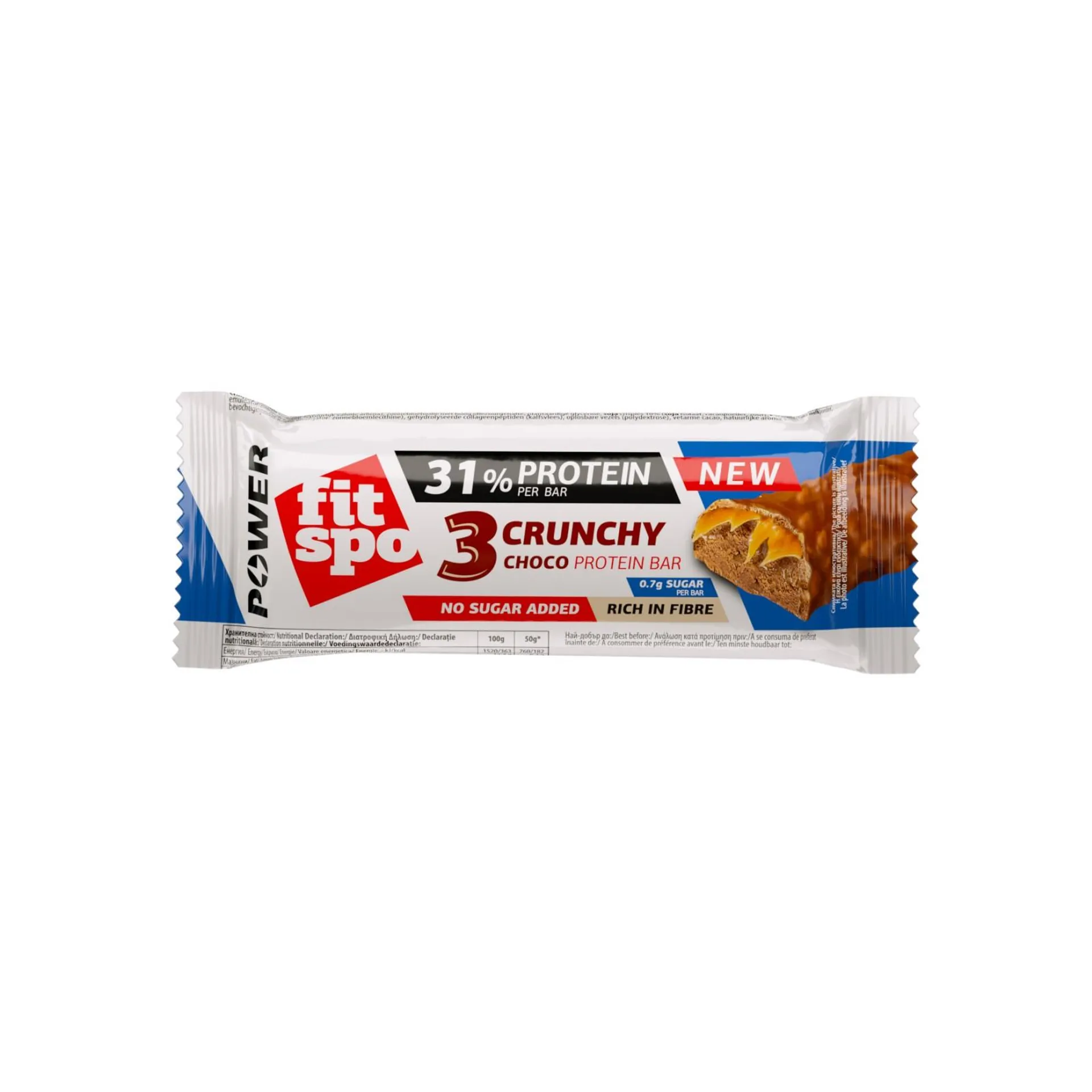 PROTEIN POWER 3 CRUNCHY CHOCO 50G