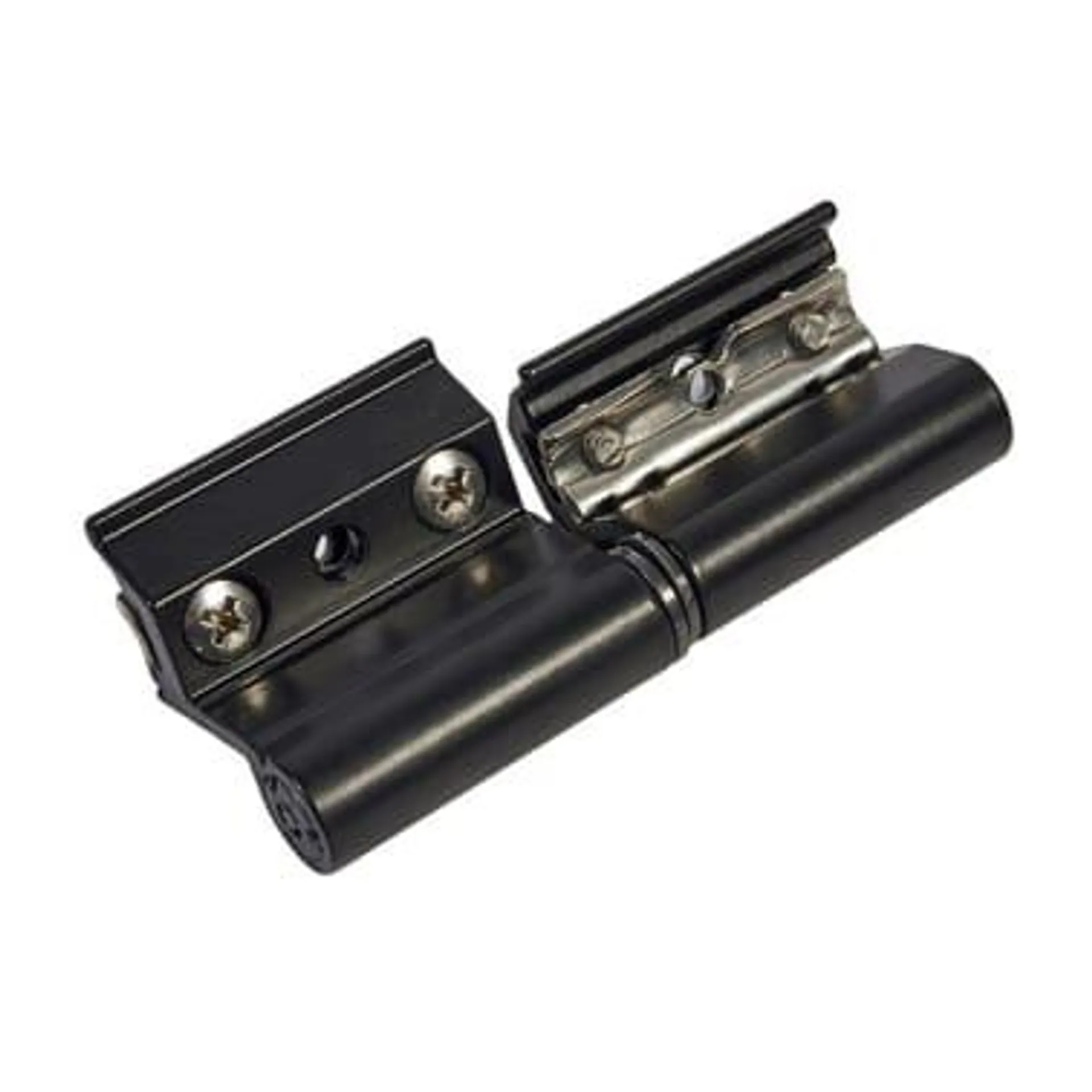 Bisagra eu eje inox dcha 45 mm negra