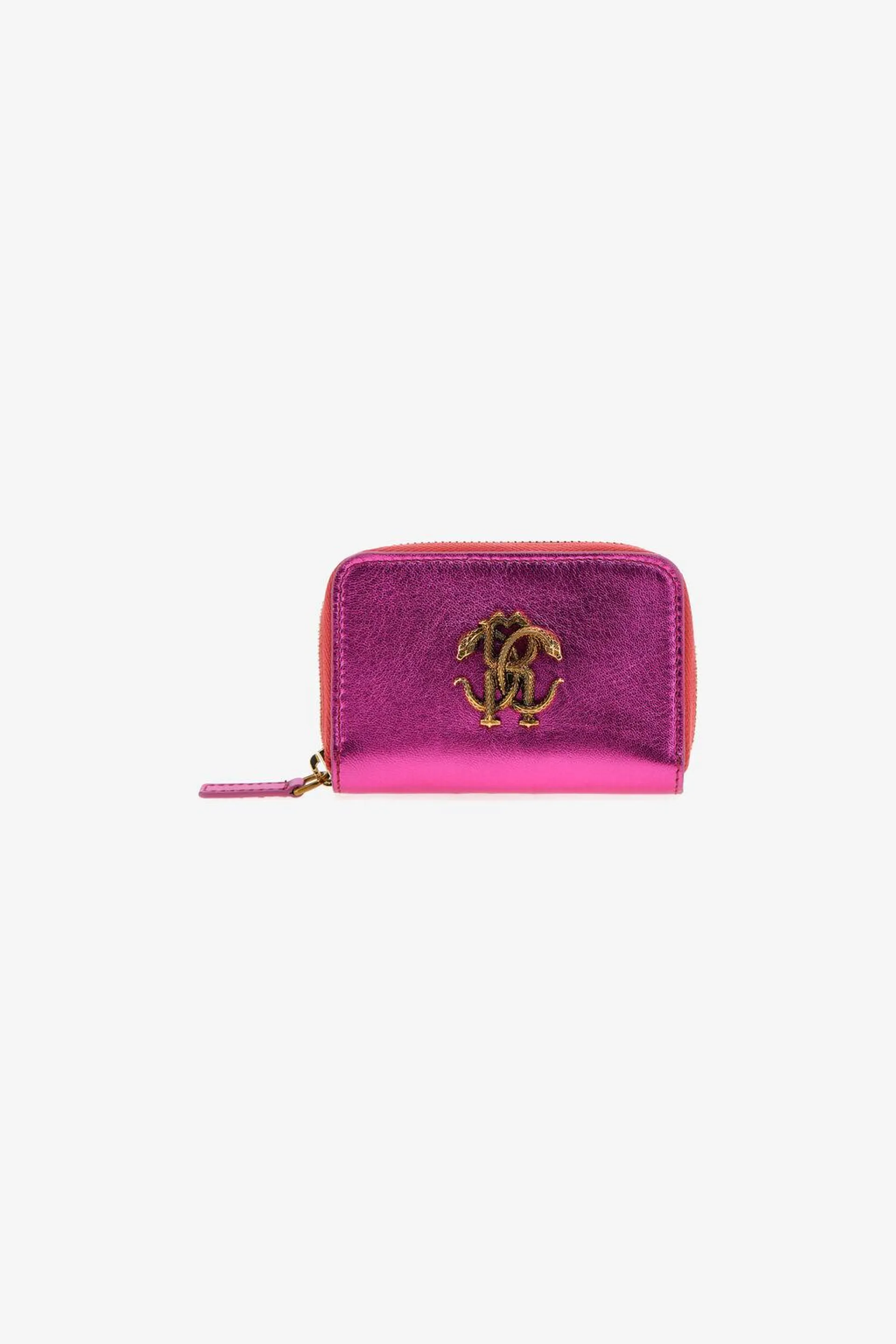 Small wallet with Monogram RC and zip