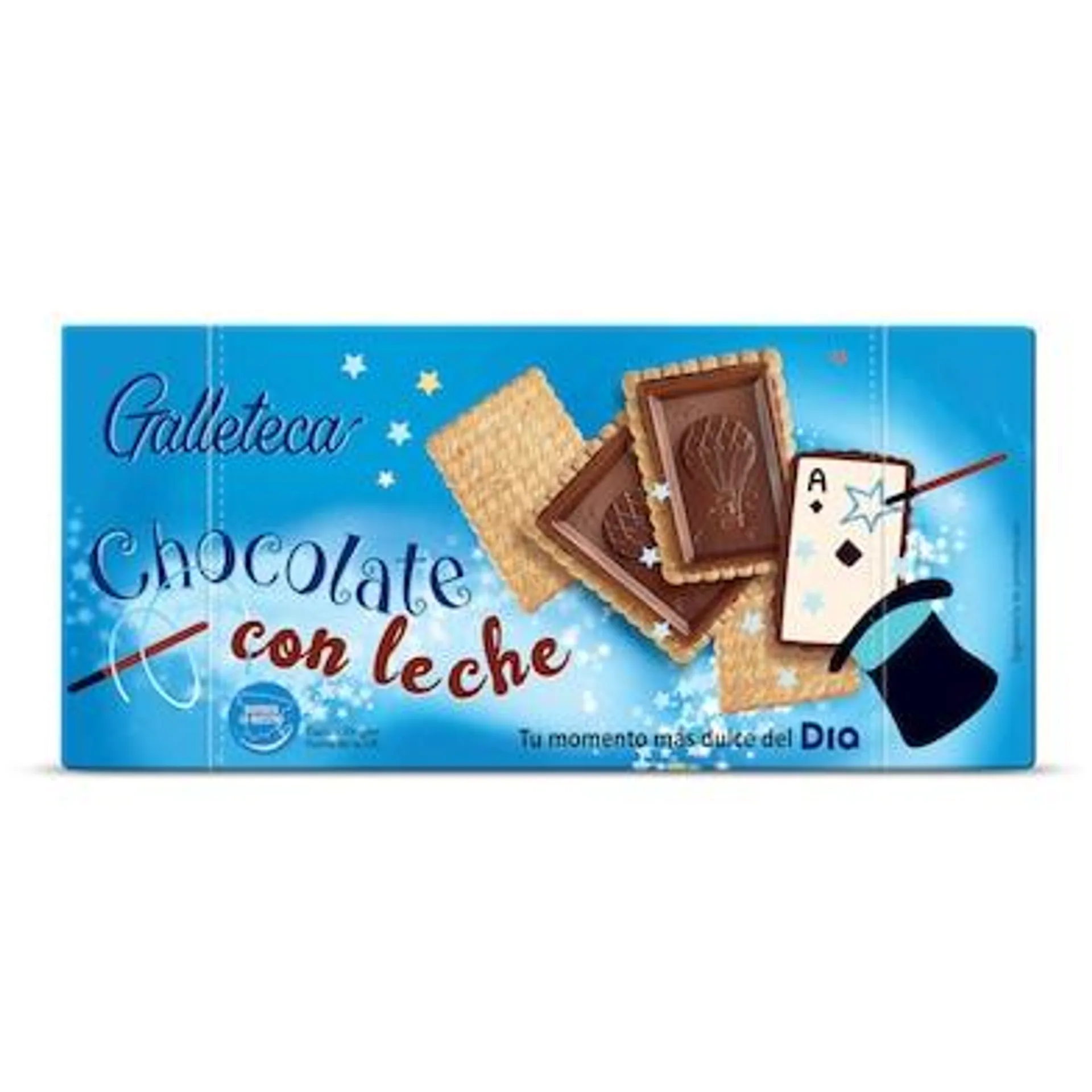 Galletas cubiertas de chocolate con leche Galleteca de Dia caja 150 g