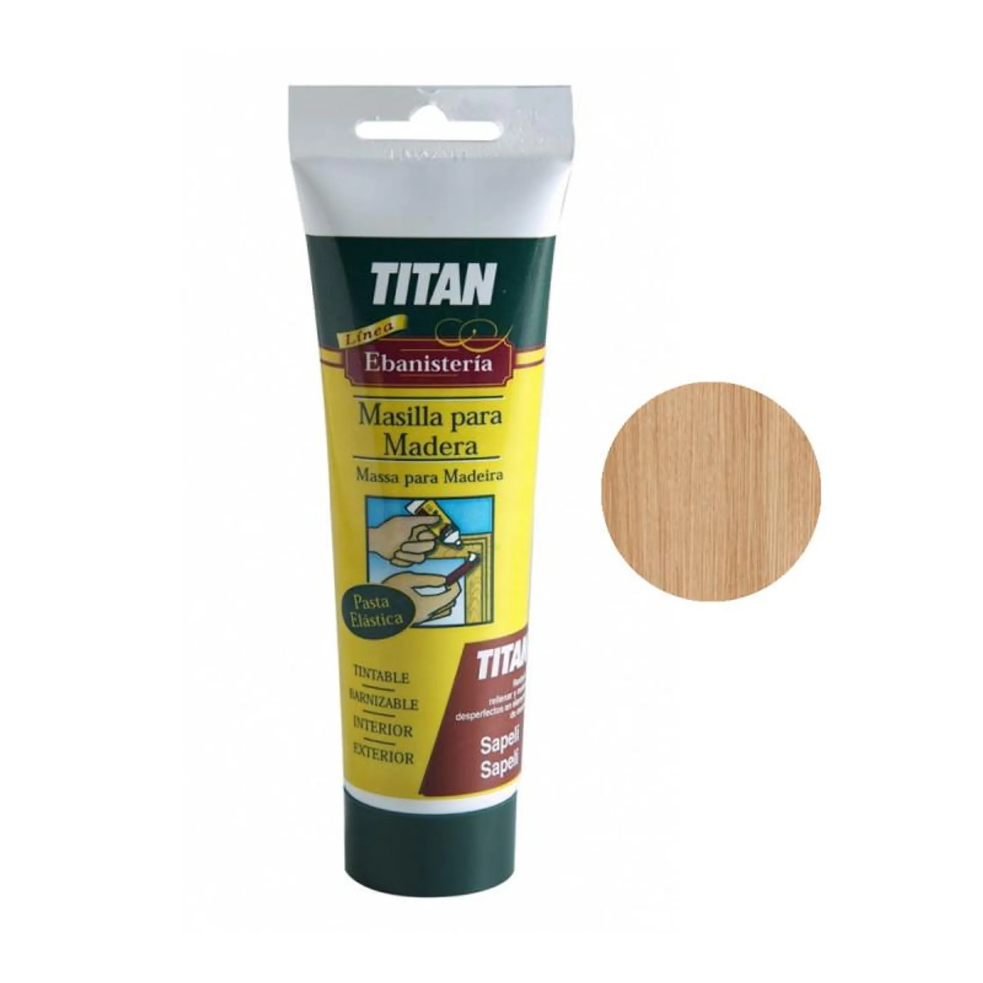 MASILLA MADERA TITAN EBANISTERÍA ROBLE 750ML