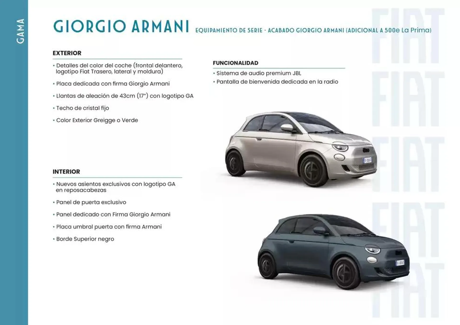 Catálogo de Fiat 500 ELÉCTRICO 6 de marzo al 31 de agosto 2025 - Página 7