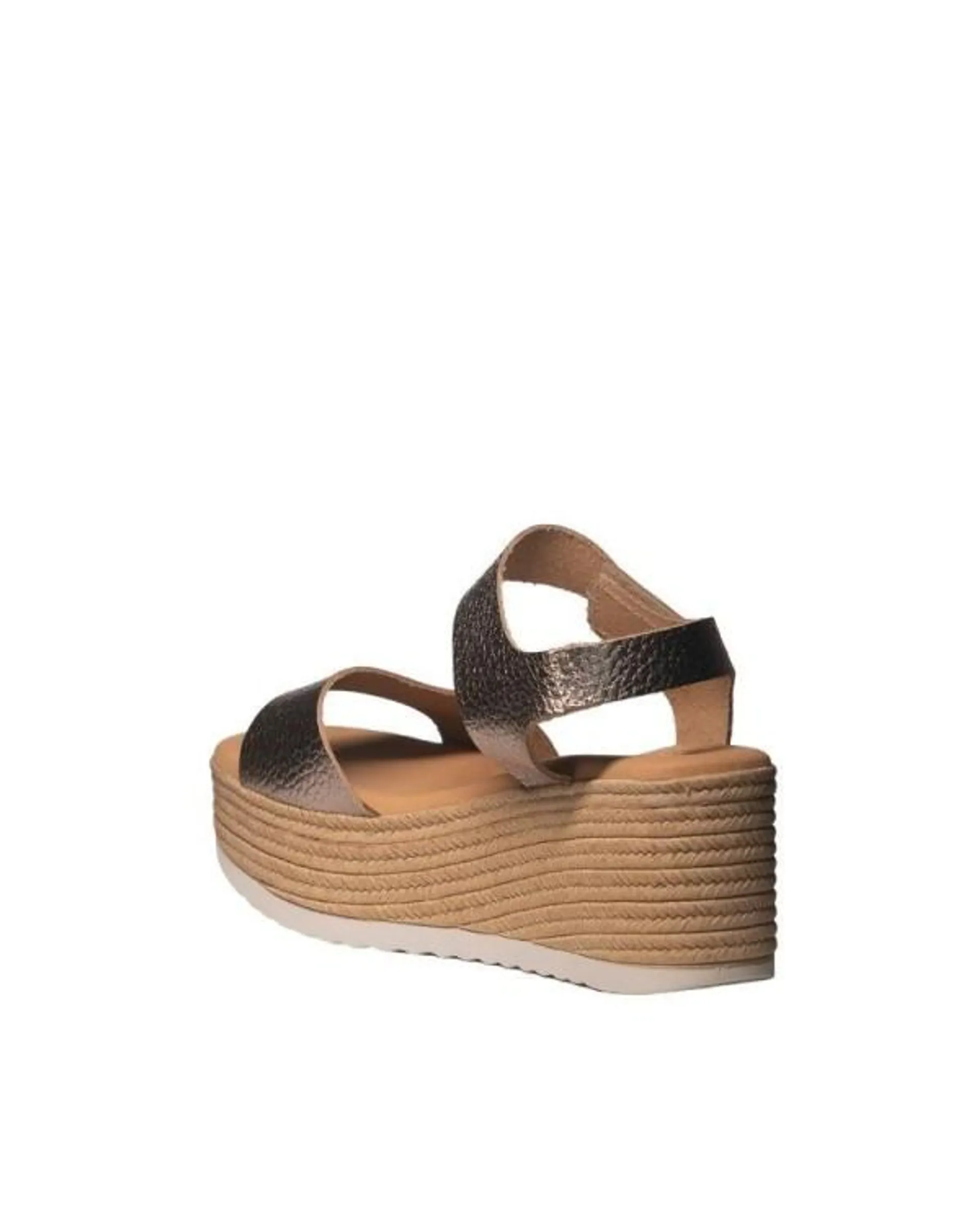 Sandalias Abiertas Mujer Bronce 5446