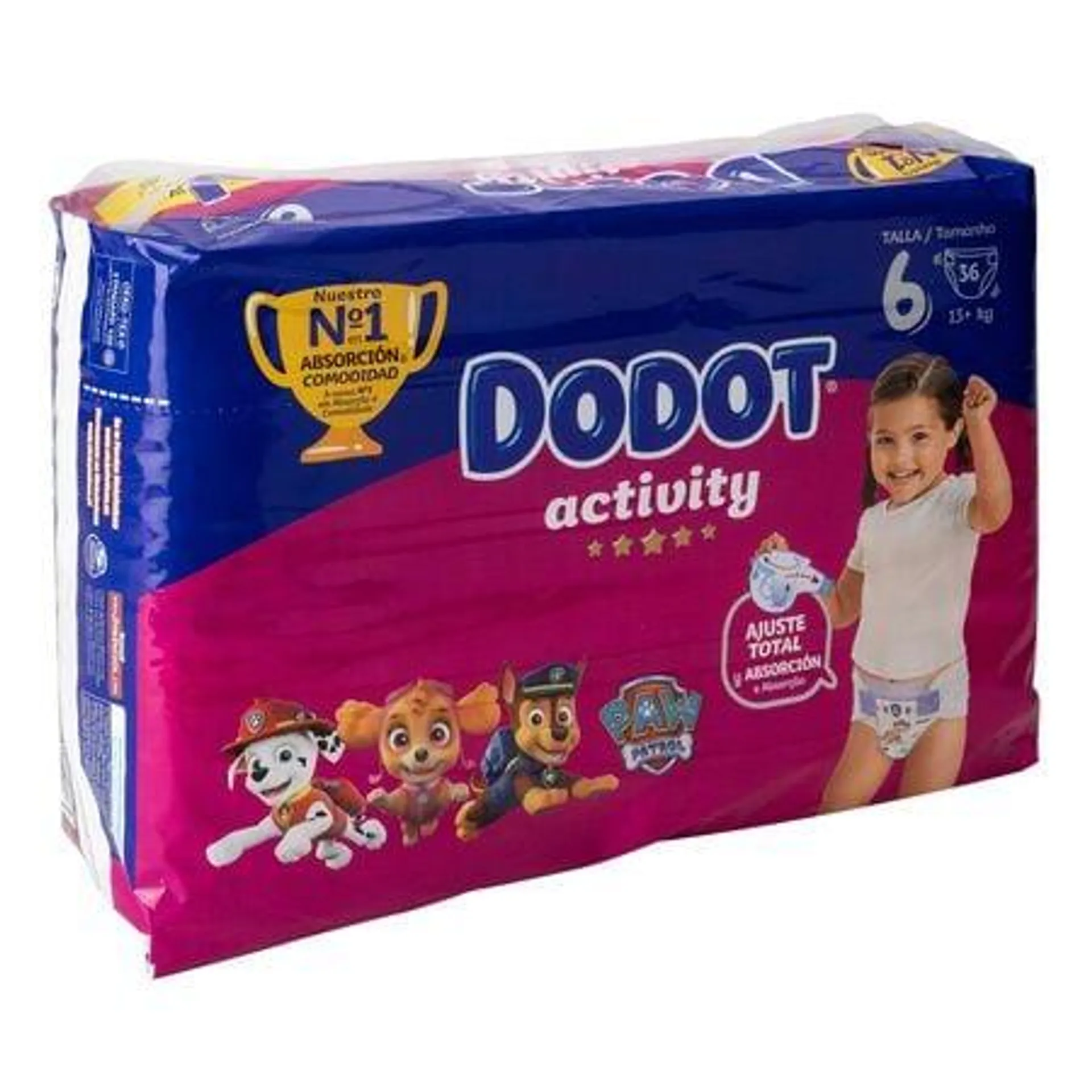 Pañal Dodot Activity 36U Talla 6 + 13 Kg