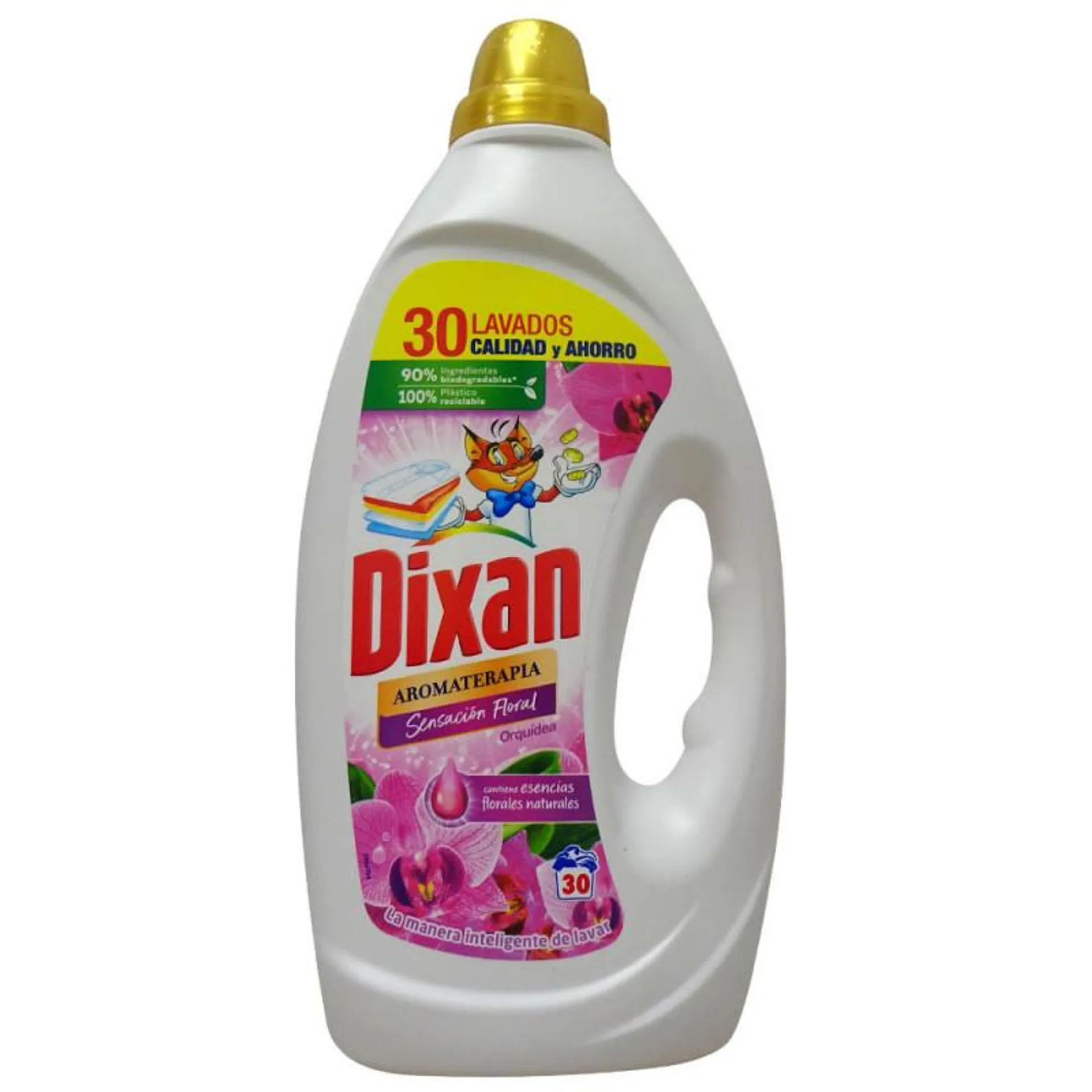 DETERGENTE LÍQUIDO AROMATERAPIA ORQUÍDEA 30 DOSIS
