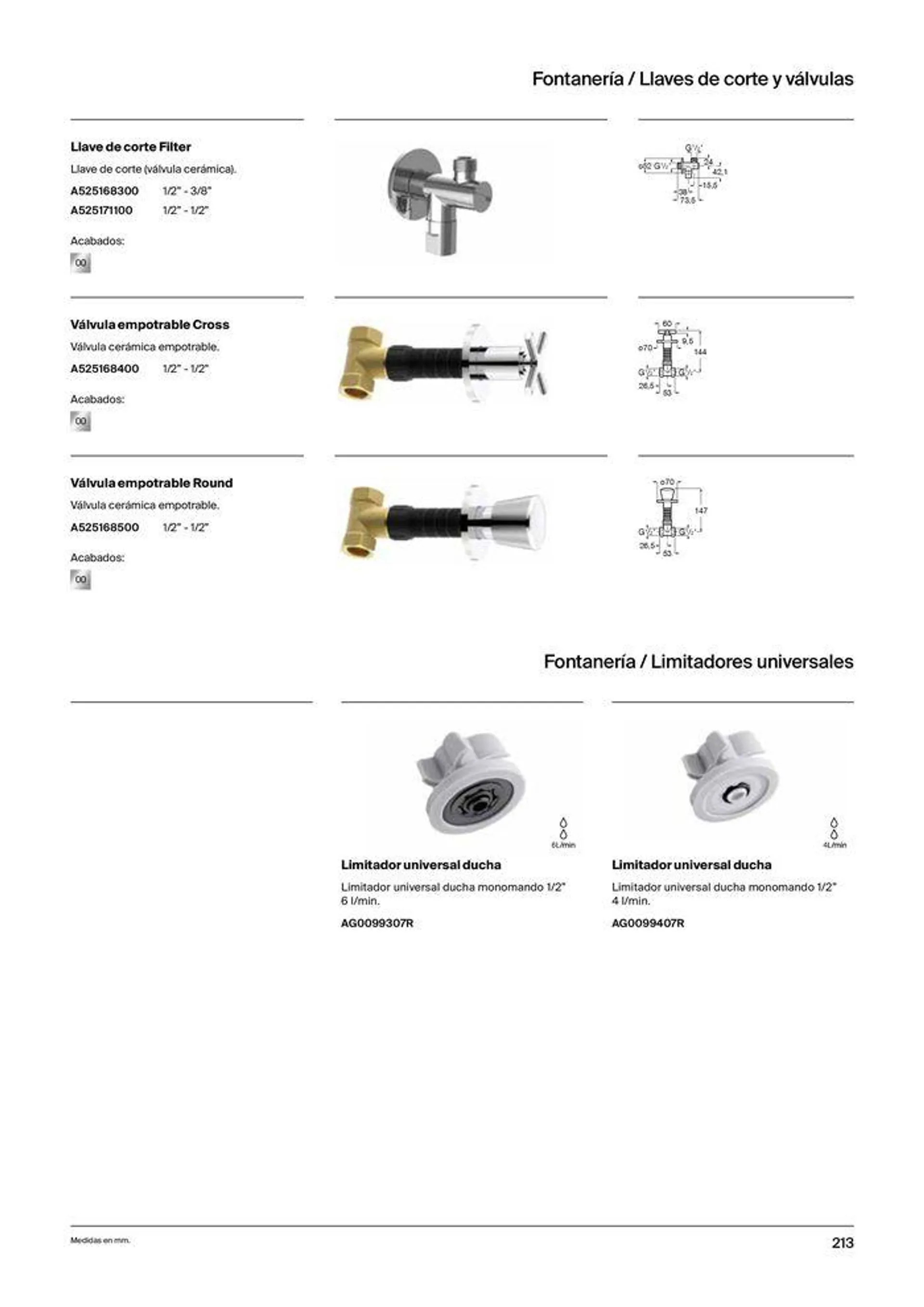 Catálogo de Grifería 19 de septiembre al 31 de diciembre 2024 - Página 215