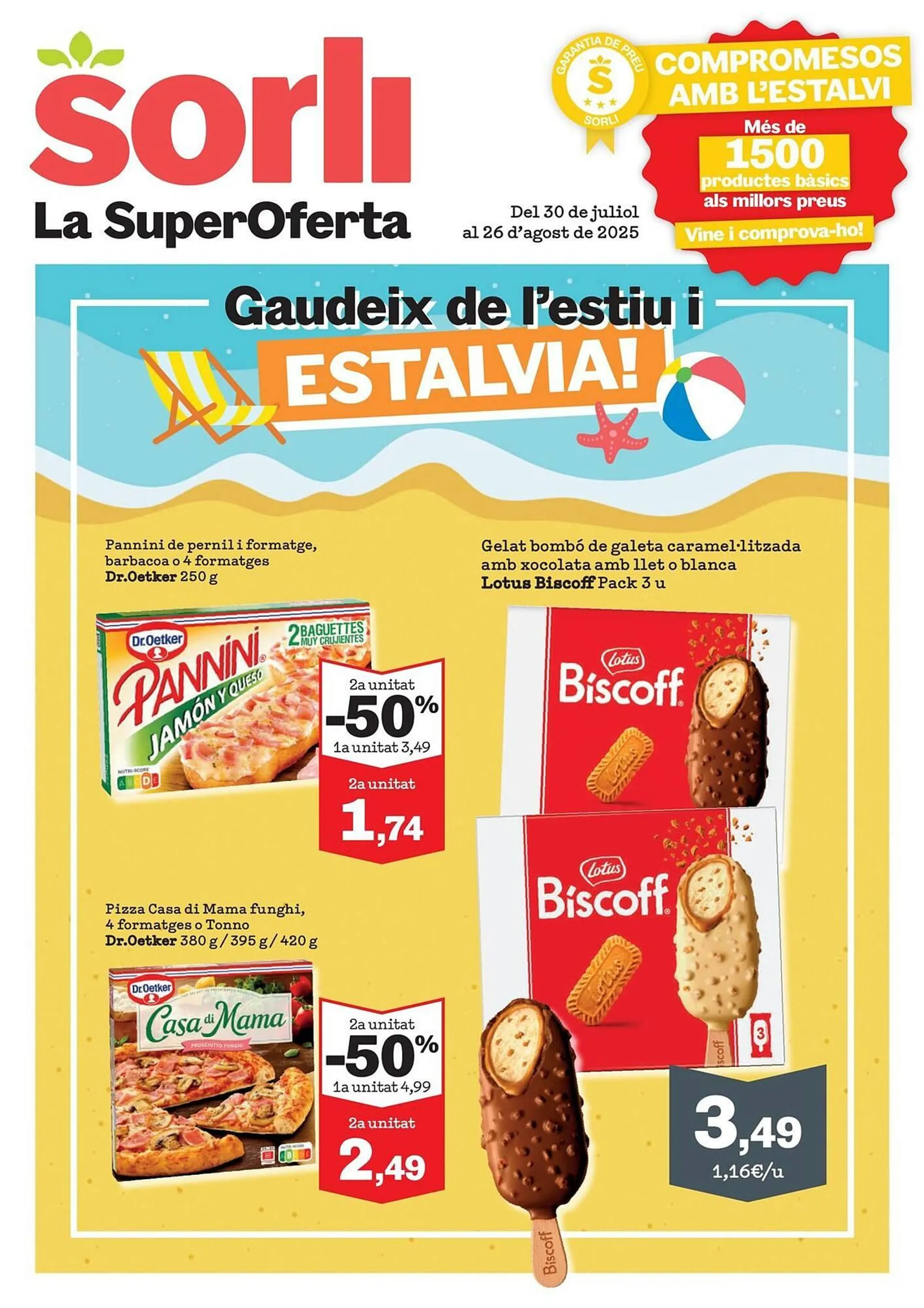 Catálogo de Folleto Sorli 30 de julio al 26 de agosto 2025 - Página 1