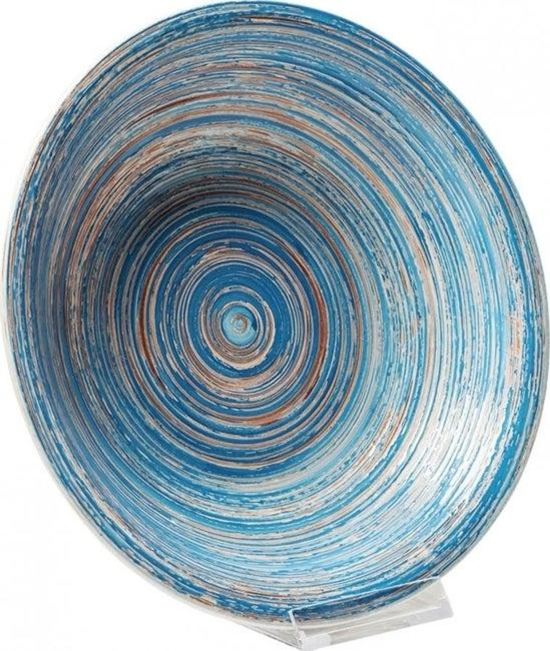 Plato hondo Swirl azul Ø21cm