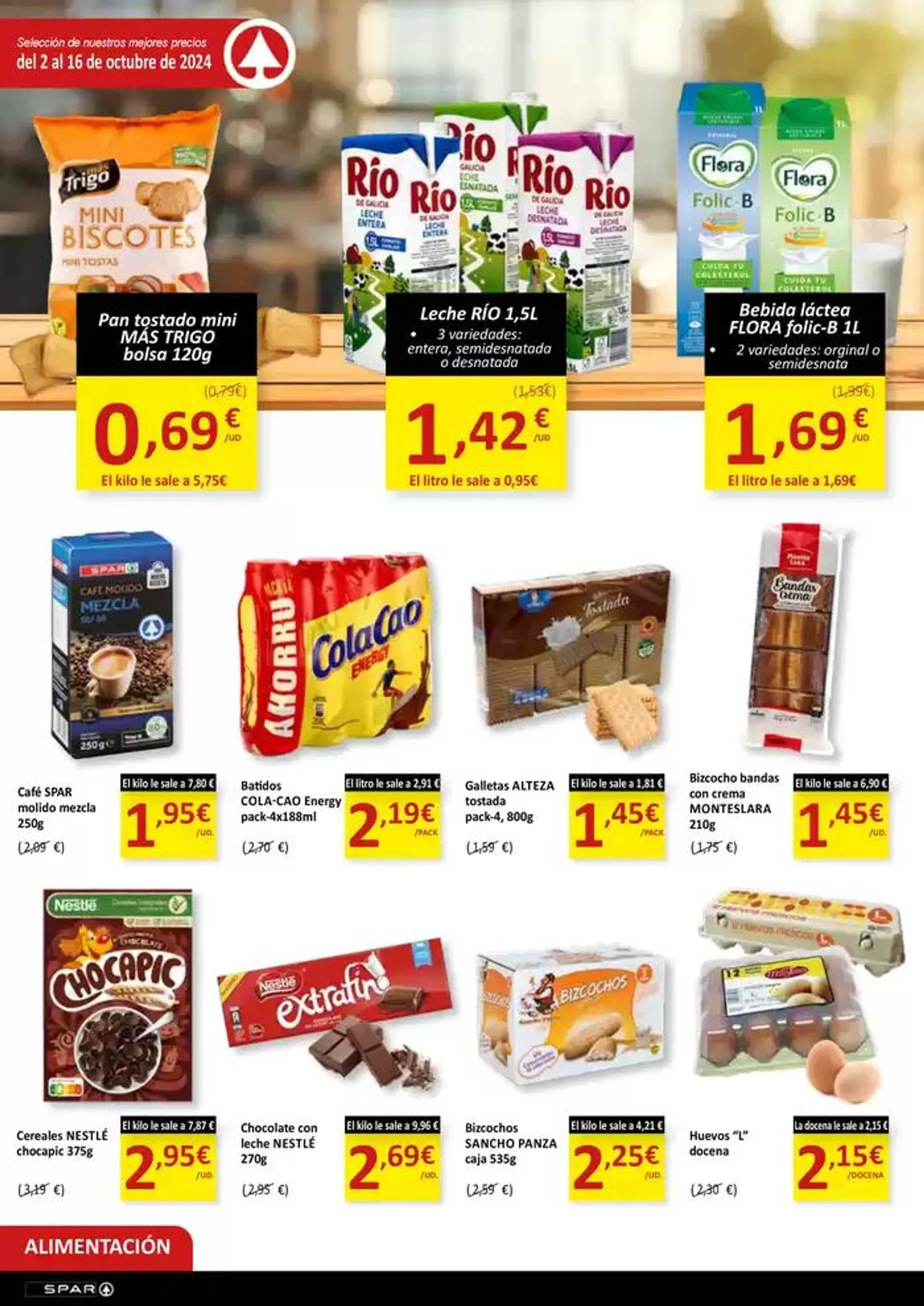 Catálogo de SPAR ofertas 1ª quincena octubre 2 de octubre al 16 de octubre 2024 - Página 4