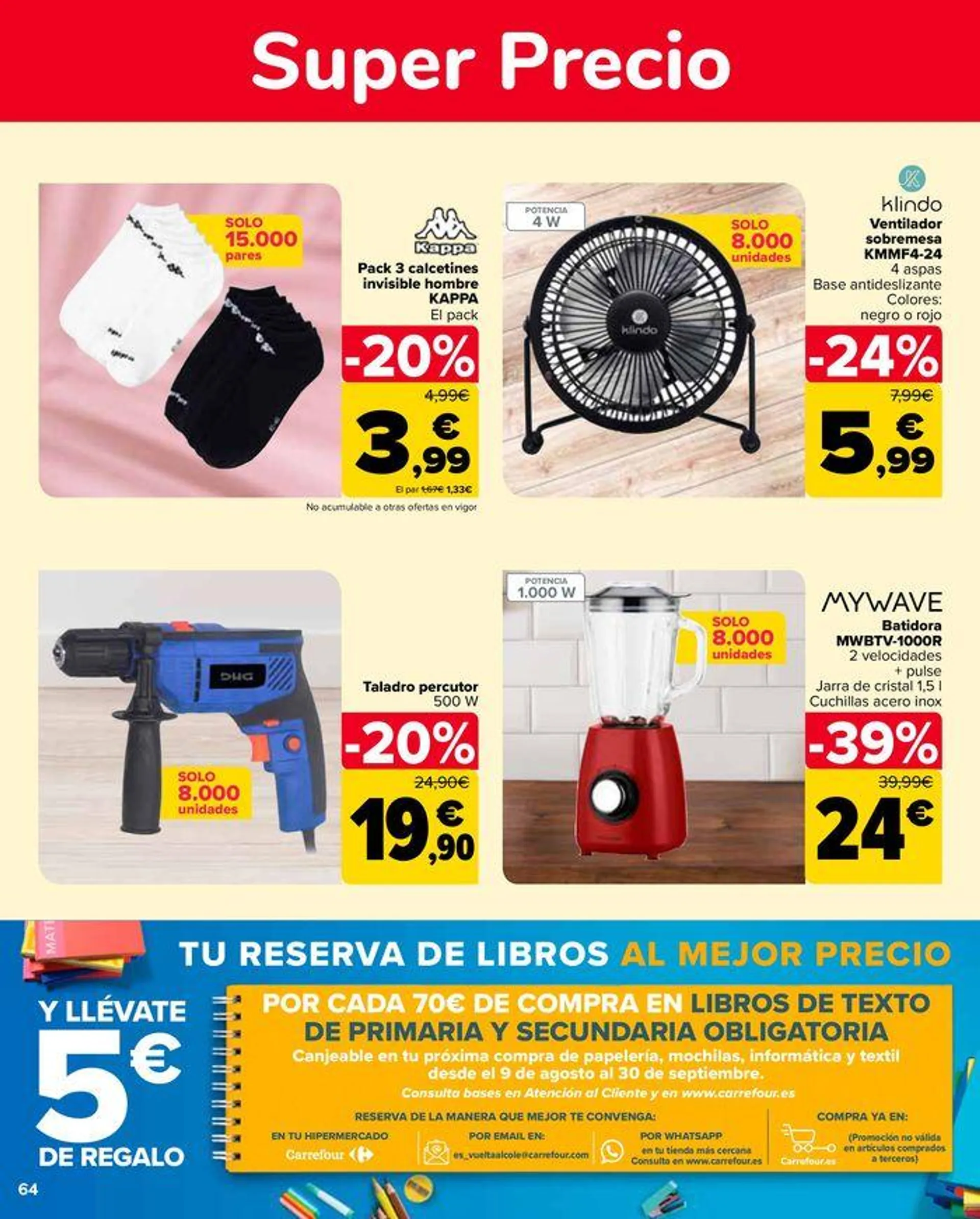 Catálogo de 2ªud. Al -70% / TODO 1€ 26 de julio al 8 de agosto 2024 - Página 64