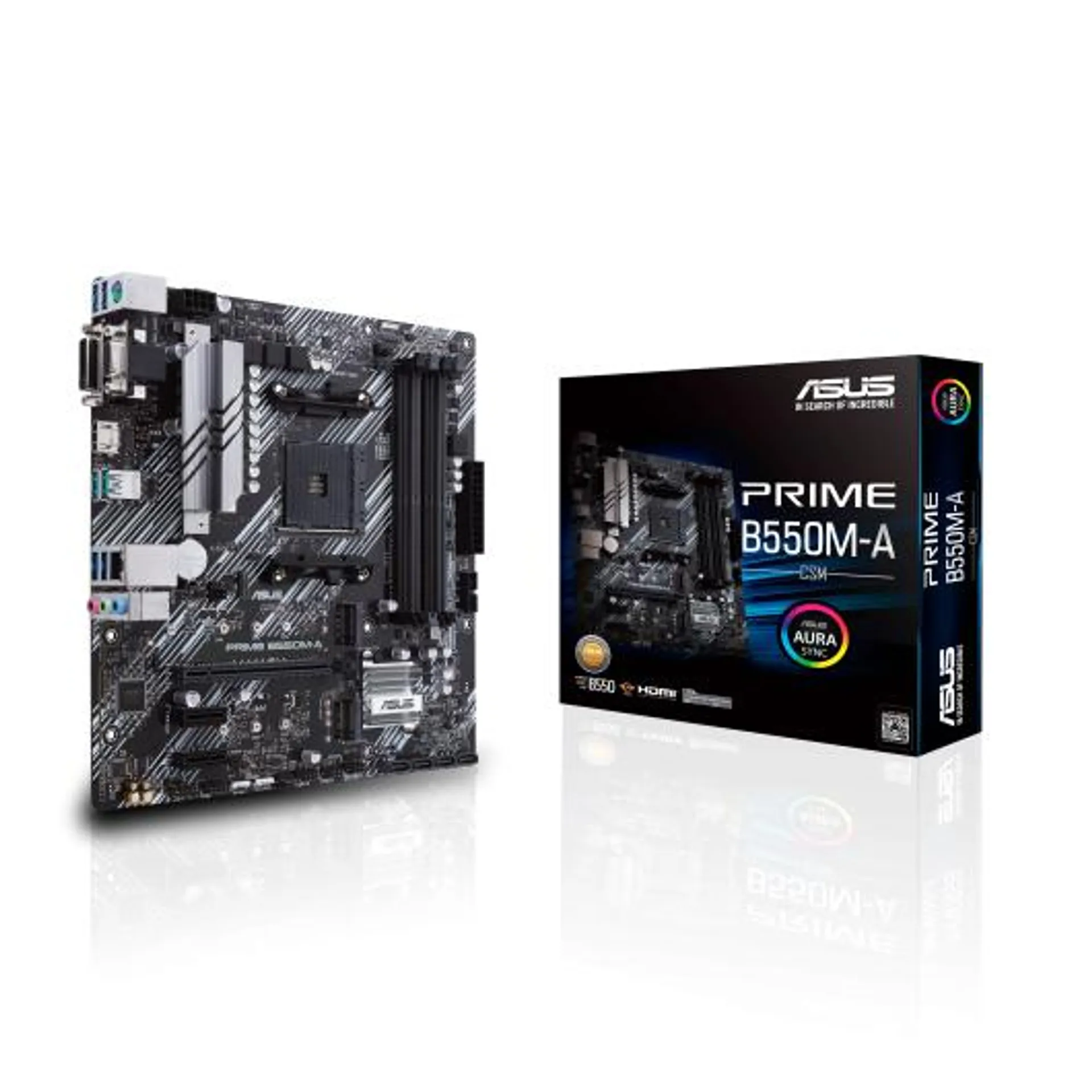 PLACA BASE AM4 ASUS PRIME B550M-A CSM mATX/USB 3.1