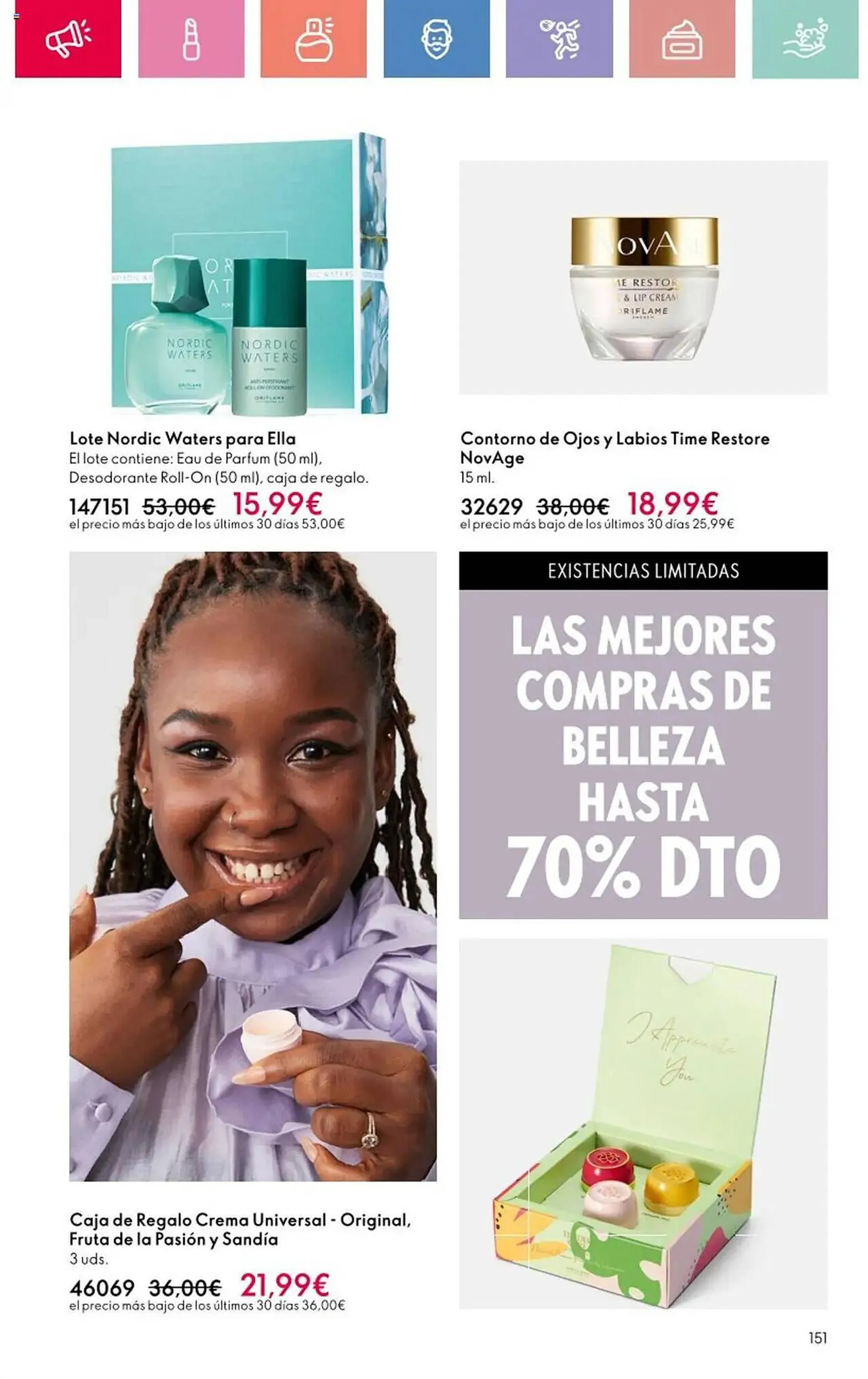 Catálogo de Folleto Oriflame 22 de junio al 12 de julio 2025 - Página 151